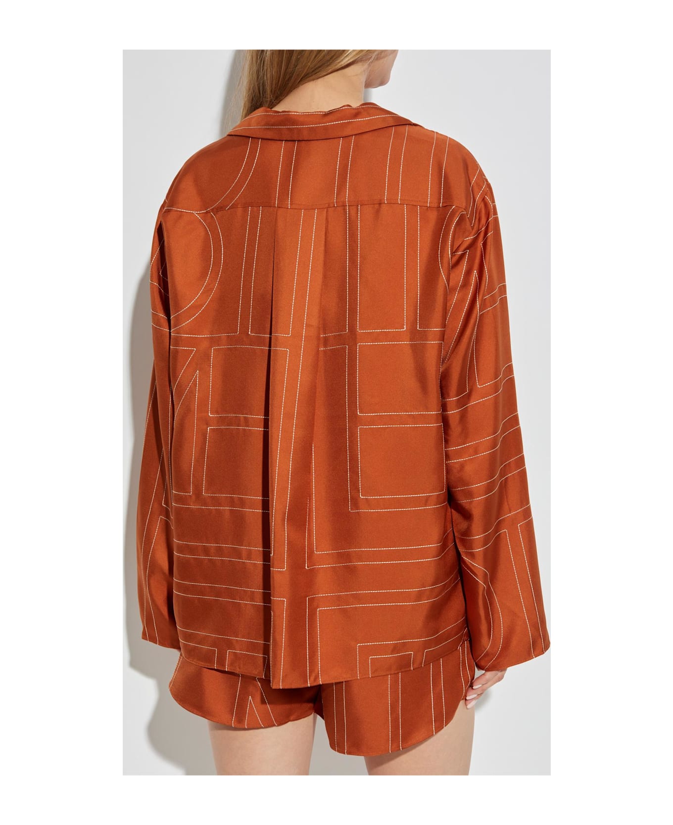 Totême Toteme Silk Shirt - Brown