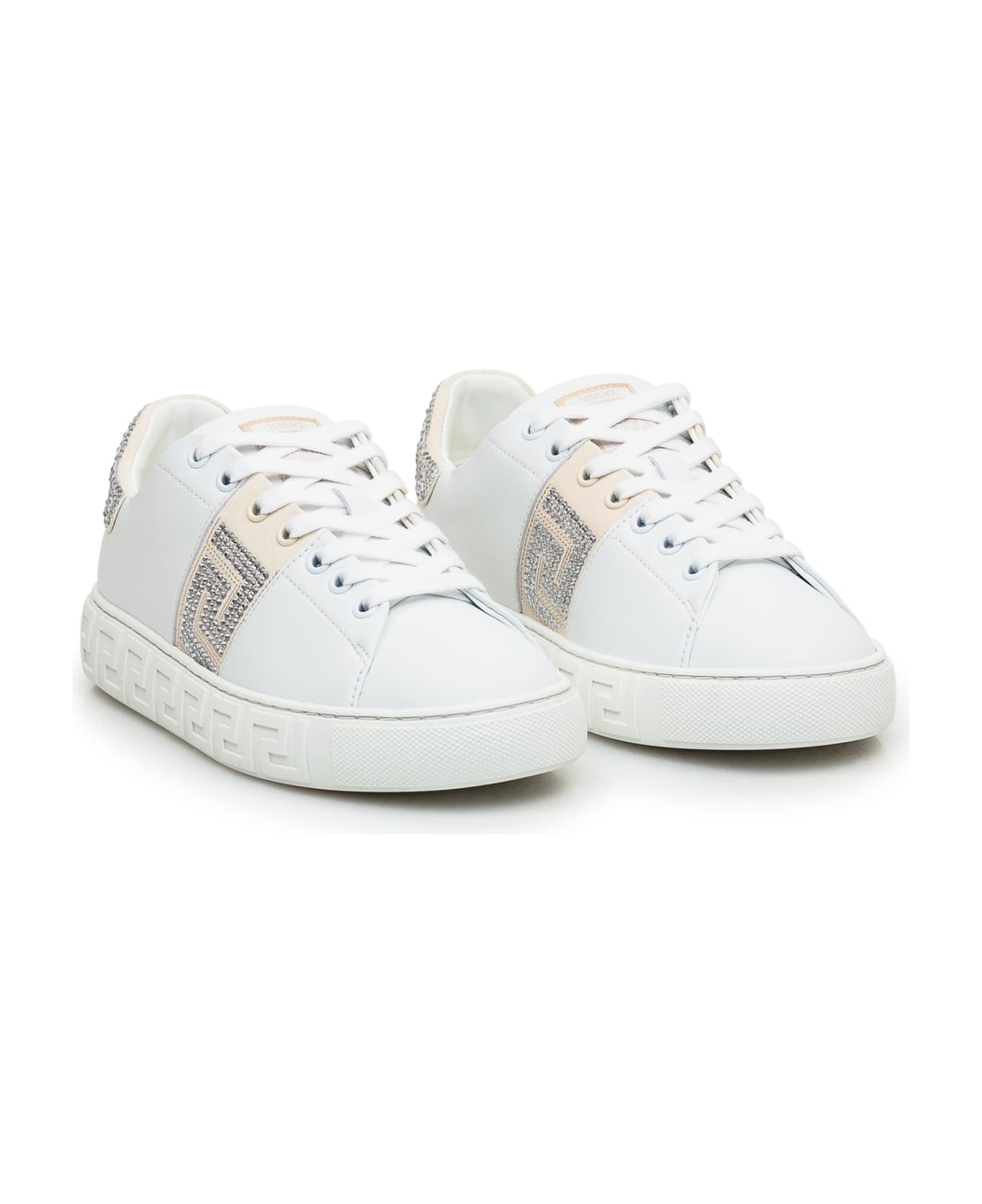 Versace Greca Sneaker - Bianco Ivory