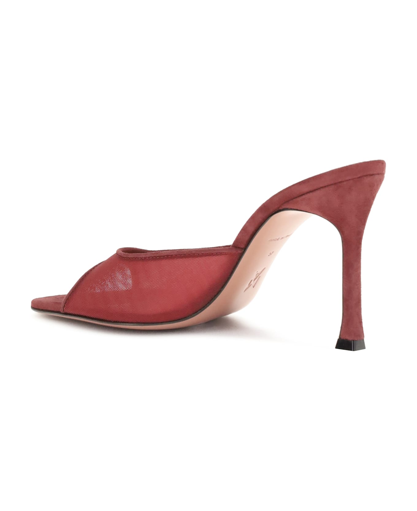 Amina Muaddi Alexa Sandals - Bordeaux