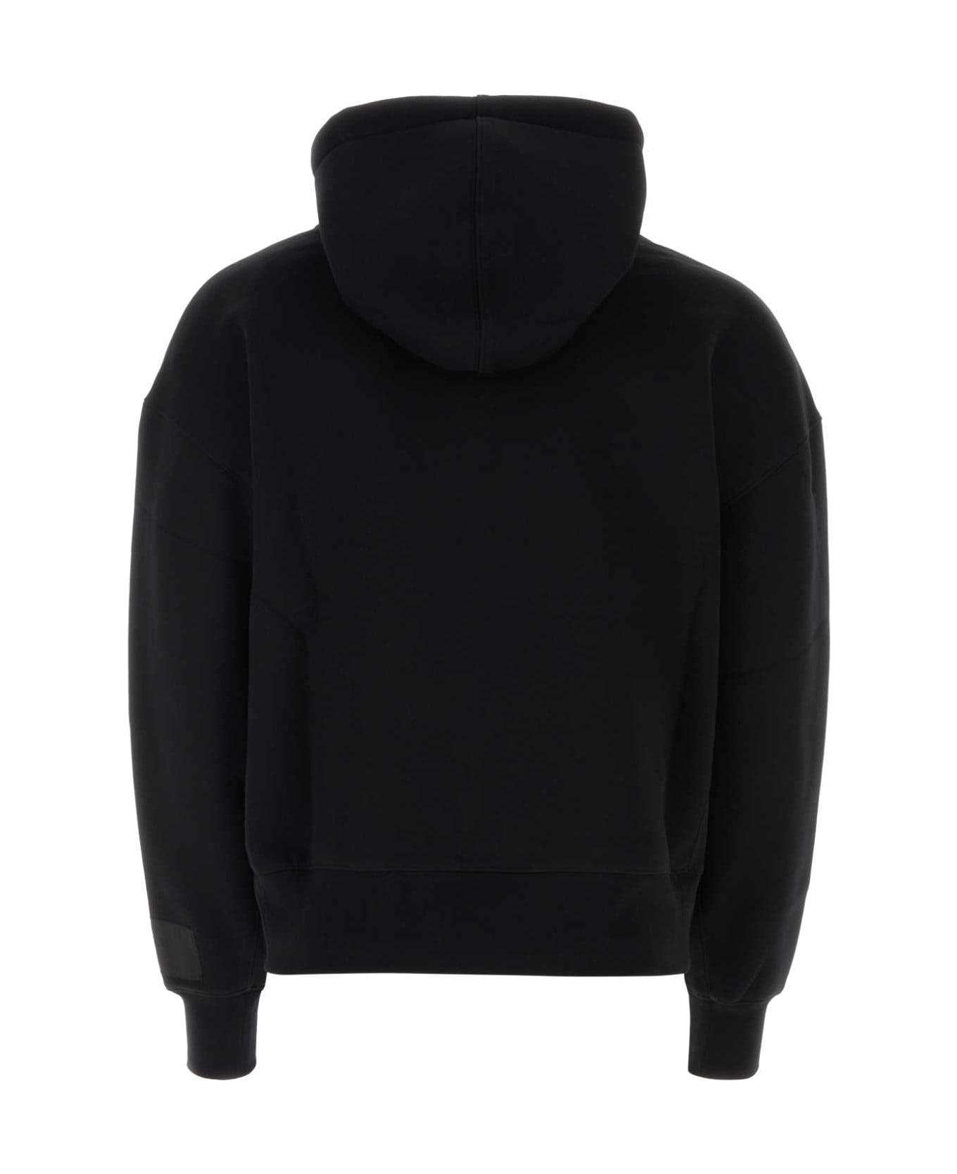 Ami Alexandre Mattiussi Black Cotton Blend Sweatshirt - BLACK