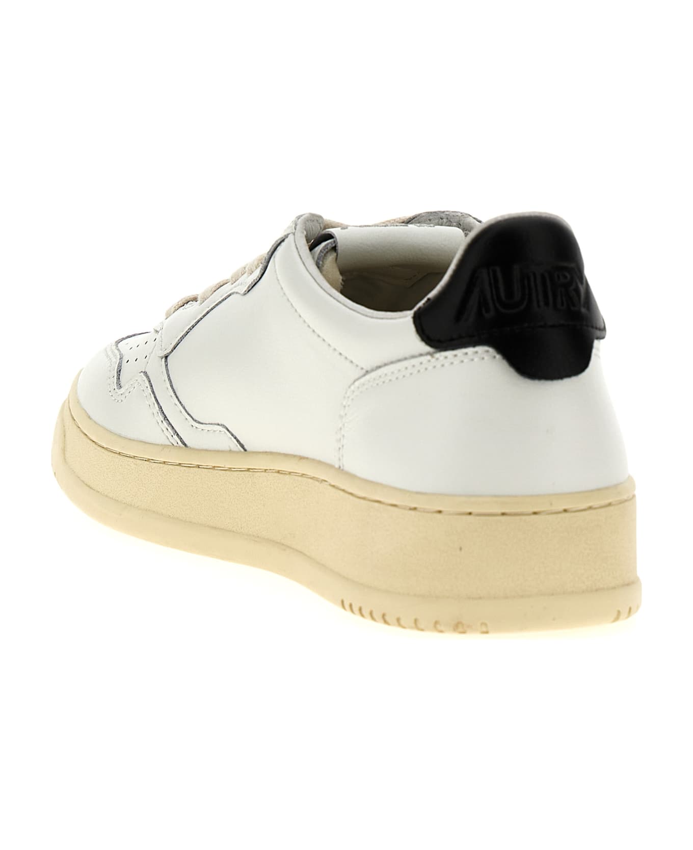 Autry 'medalist' Sneaker - White/Black