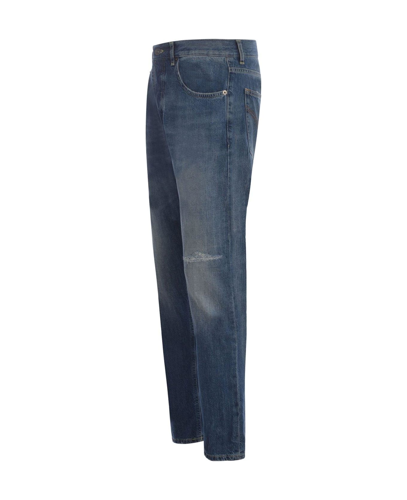 Dondup Dian Straight-leg Distressed Jeans