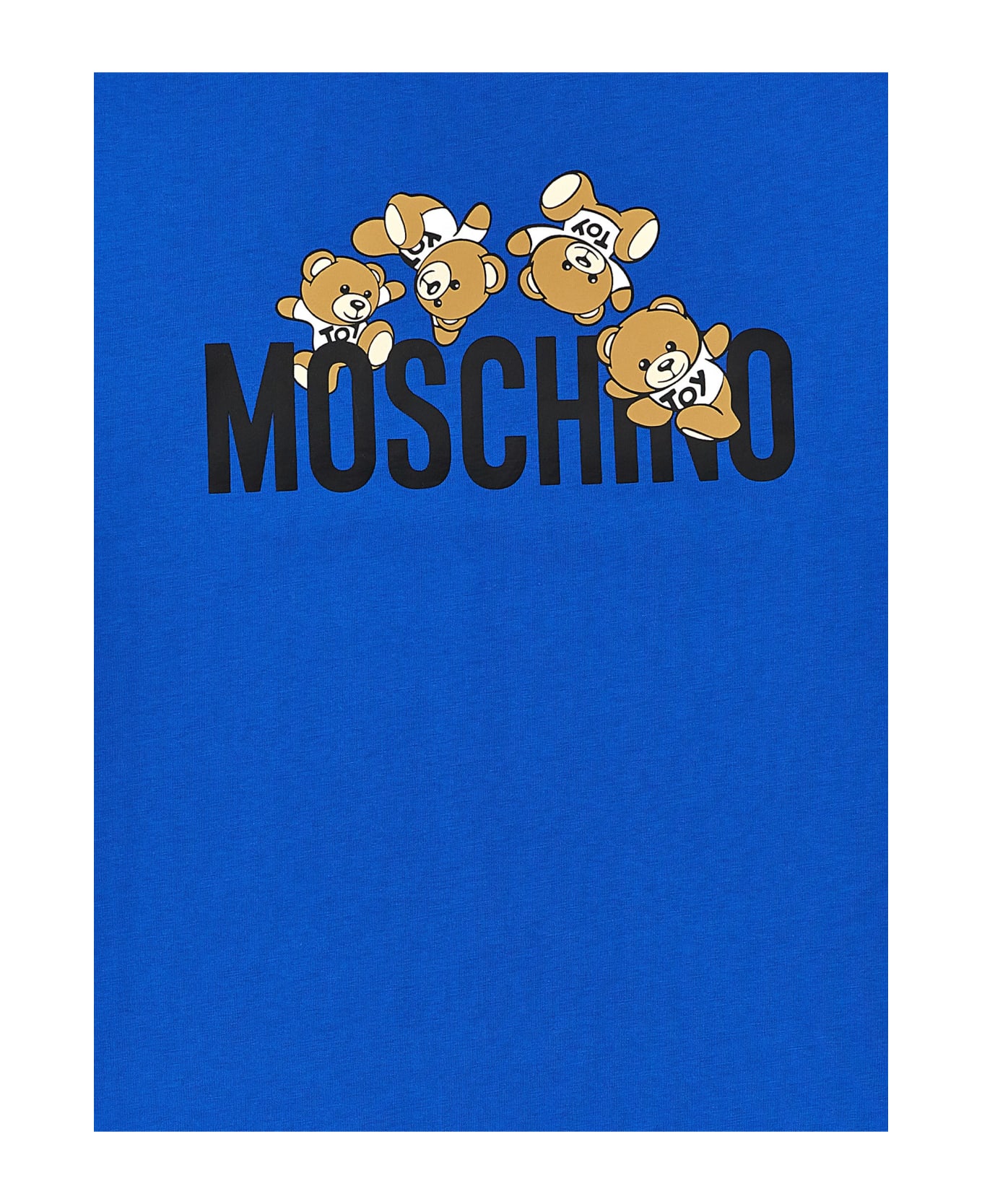 Moschino Logo Print T-shirt - Blue