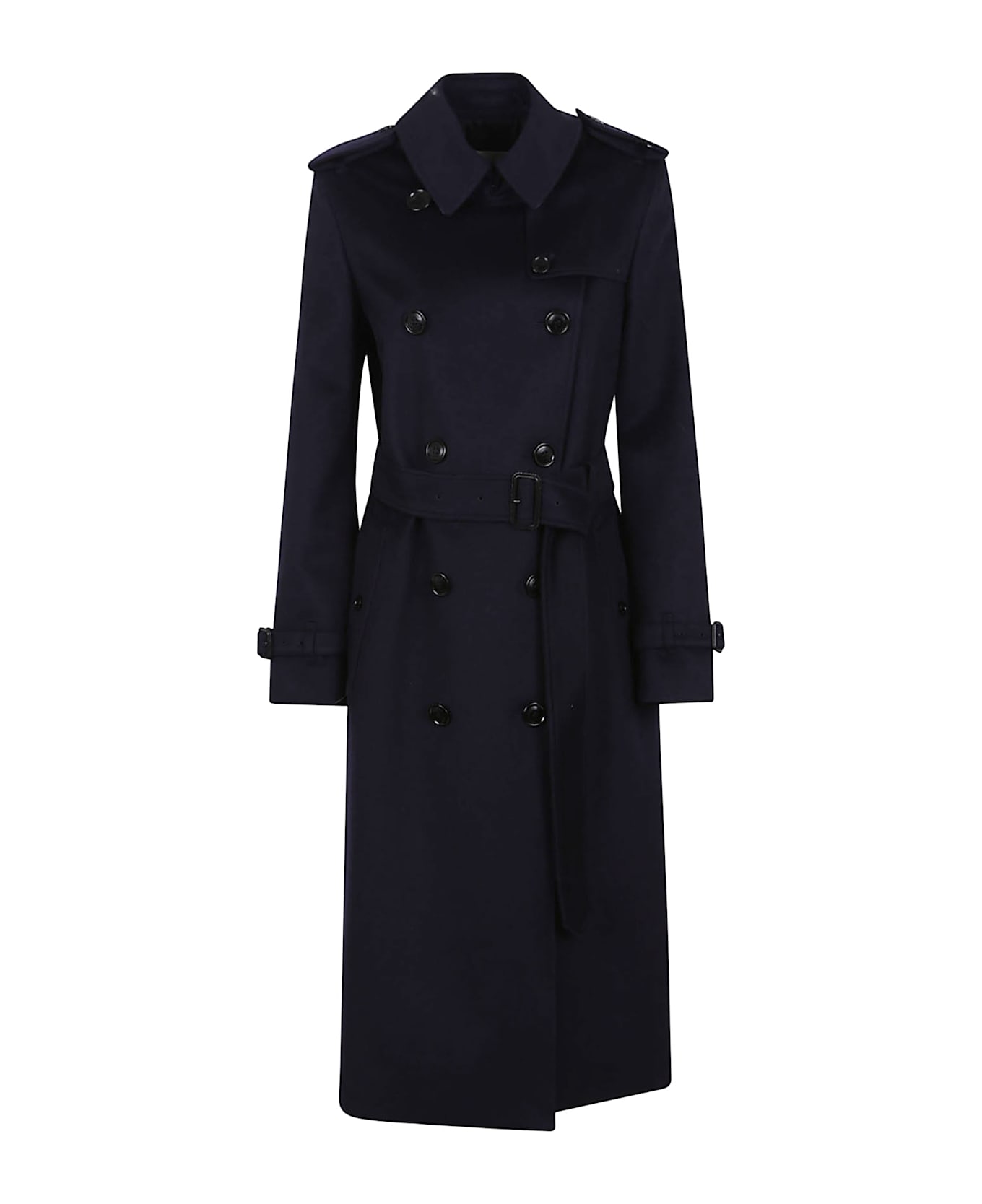 Burberry Kensington Csh Coat - Navy