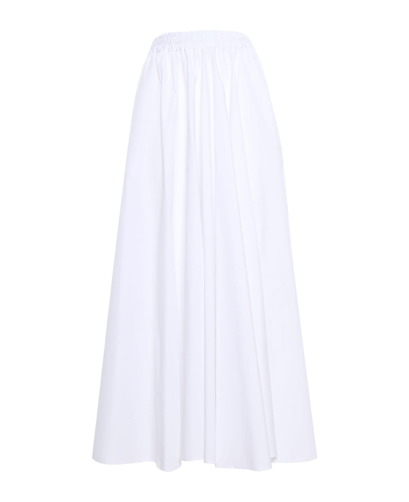 Aspesi White Flared Skirt - WHITE スカート