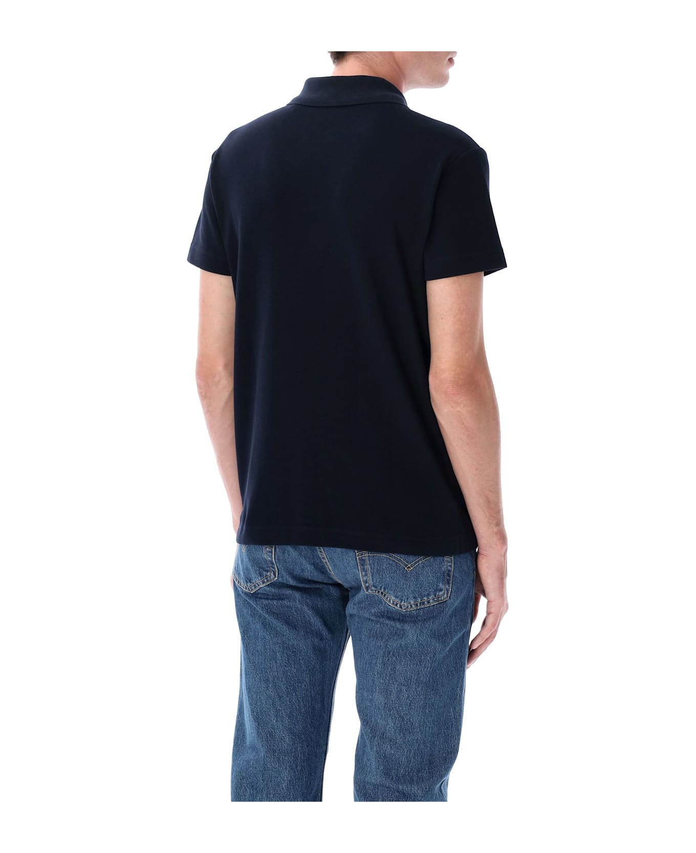 Burberry London Cotton Polo Shirt - NAVY