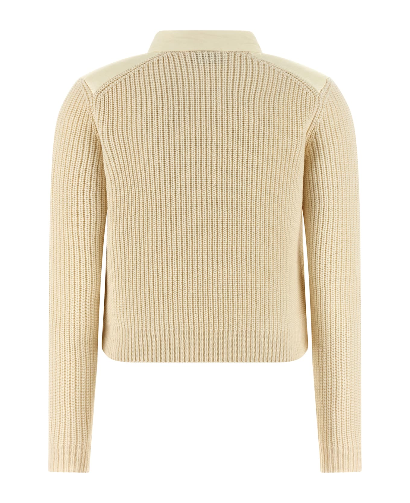 Moncler Padded Cardigan - White
