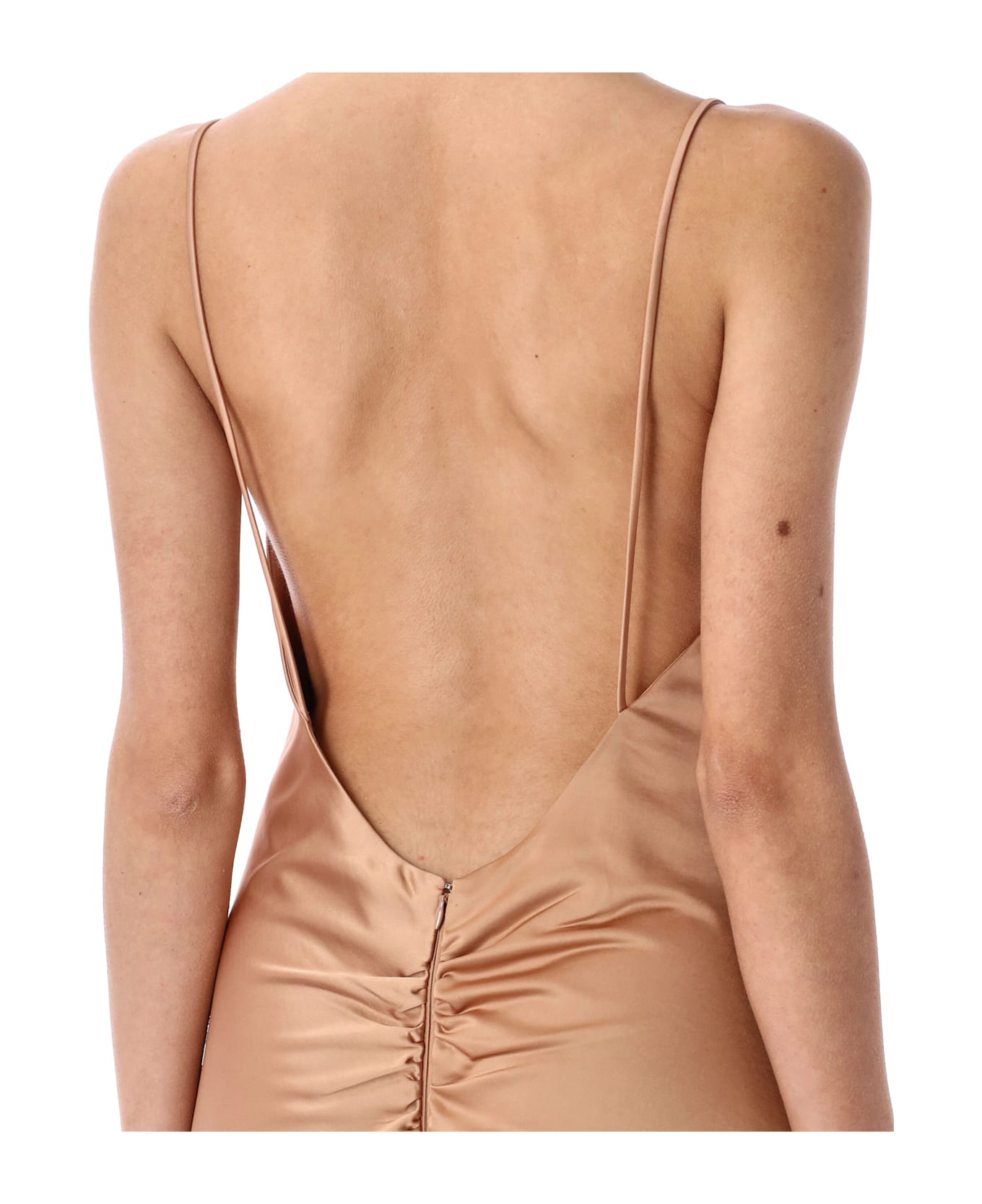 The Andamane Ninfea Maxi Slip Dress - BLUSH
