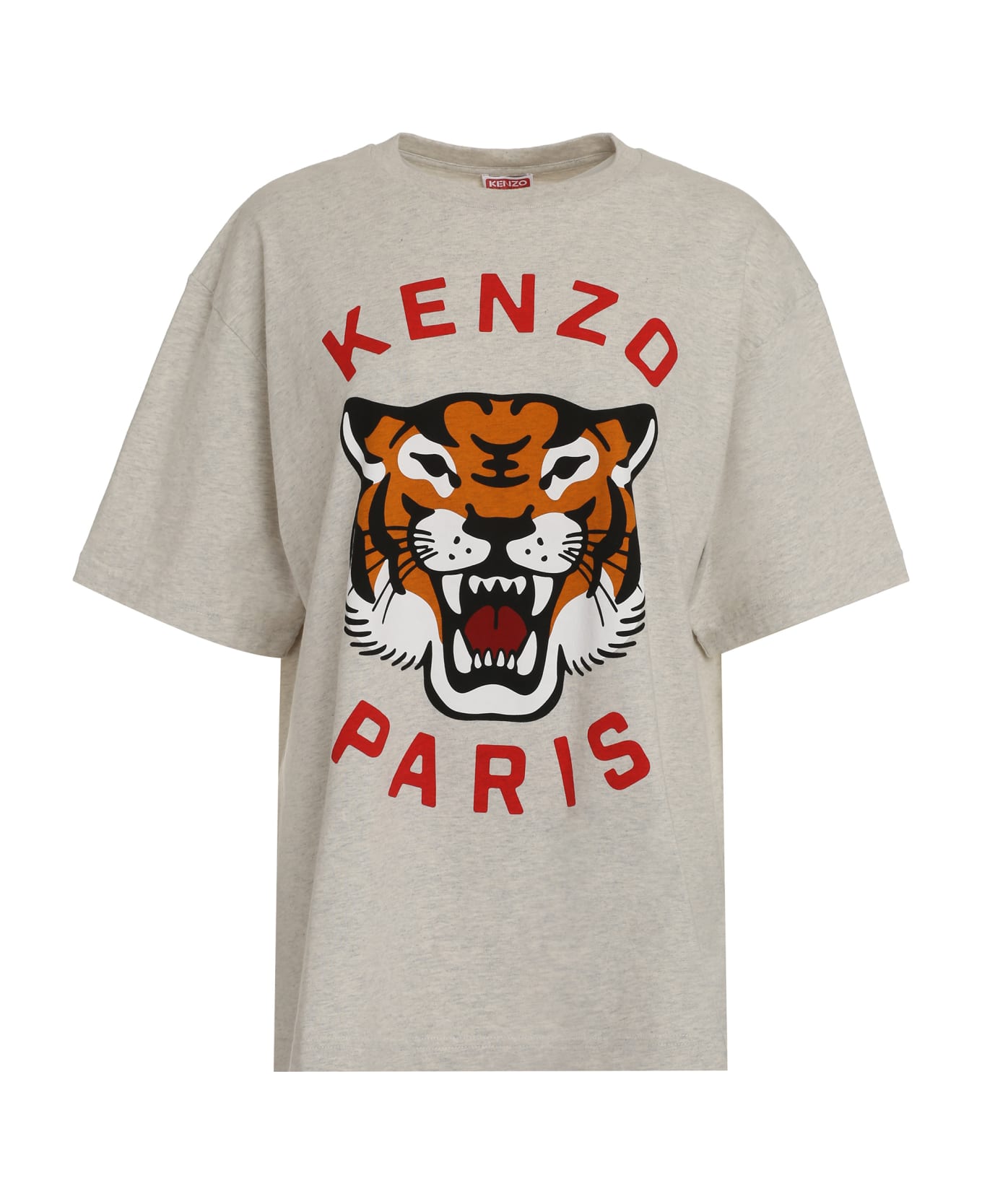 Kenzo Cotton Crew-neck T-shirt - Pale Grey
