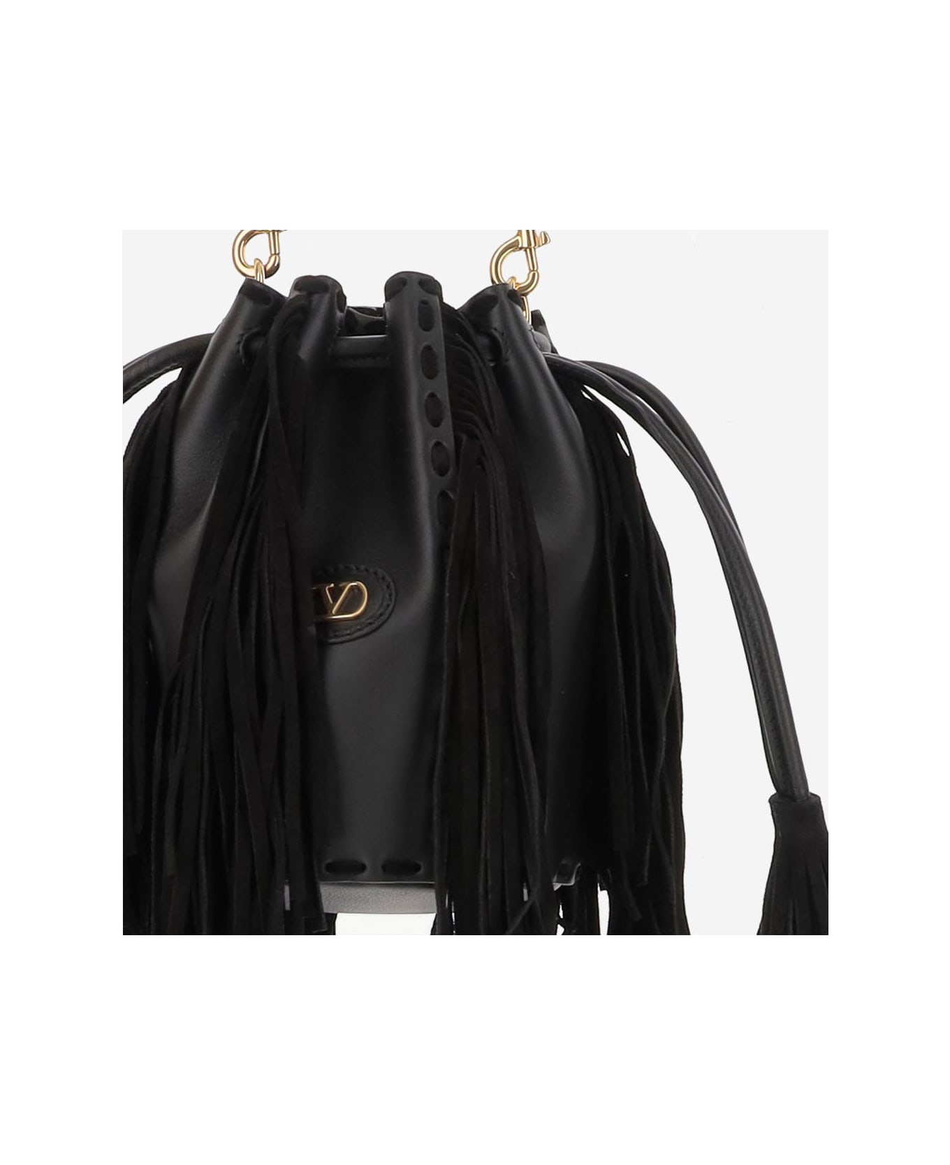 Fringed Leather Shoulder Bag