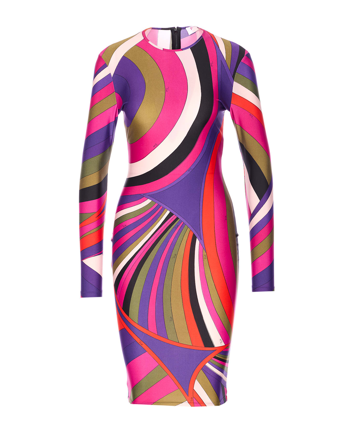 Pucci Iride Print Midi Dress - MultiColour