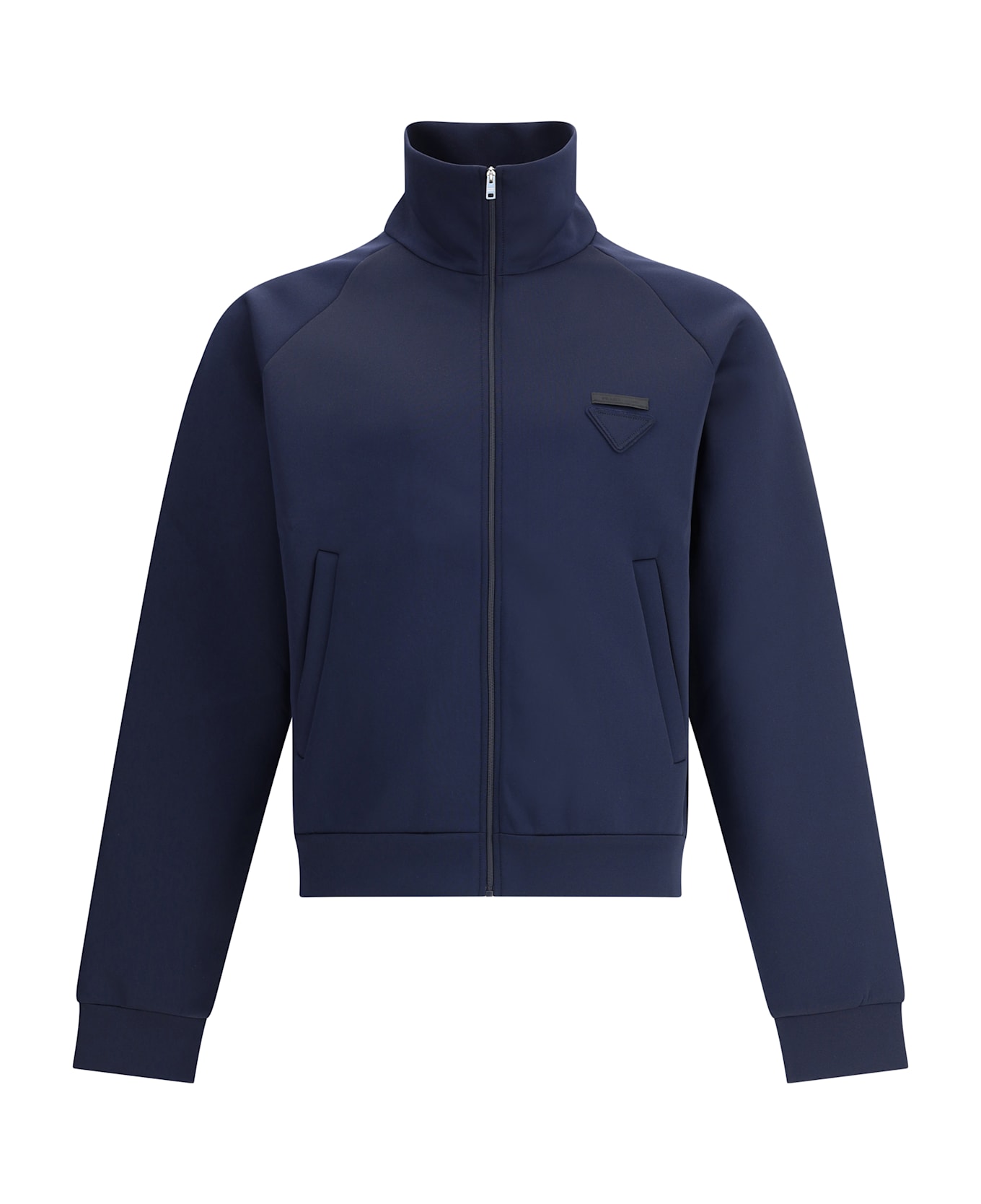 Prada Logoed Sweatshirt - Blue