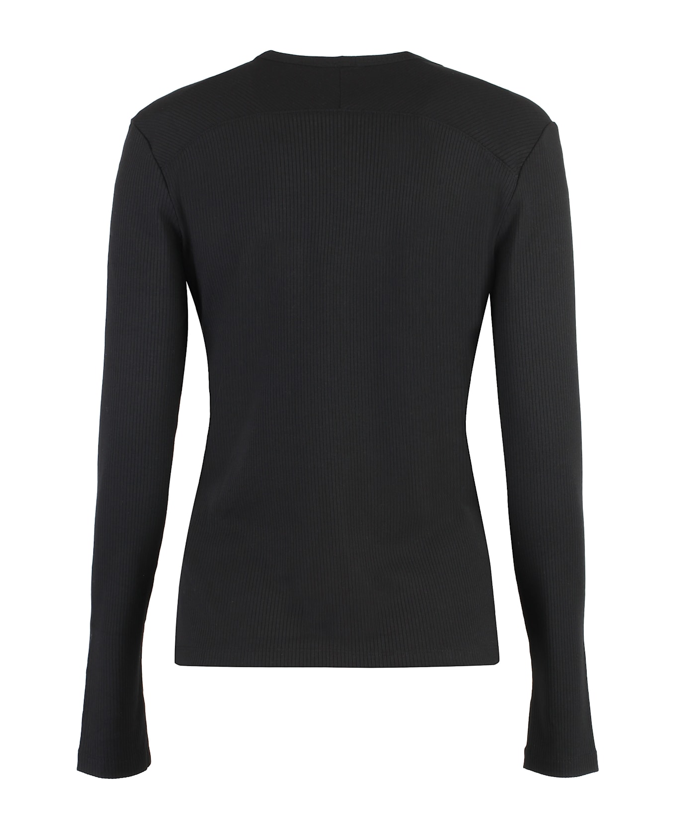 Calvin Klein Ribbed Cardigan - black