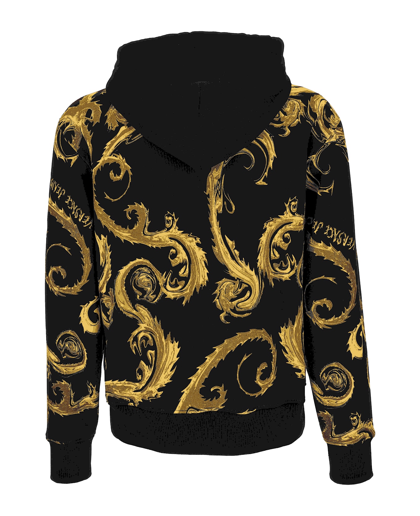 VERSACE｜ (STRIPES RELAXED-FIT SWEATSHIRT (77GAI3X0 FS16 Versace Stripes Relaxed Fit Sweatshirt - Hoodies - BeyondStyle