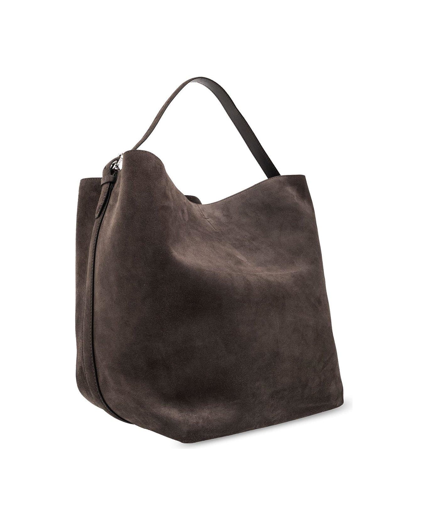 Totême Belted Open Top Tote Bag - Grey