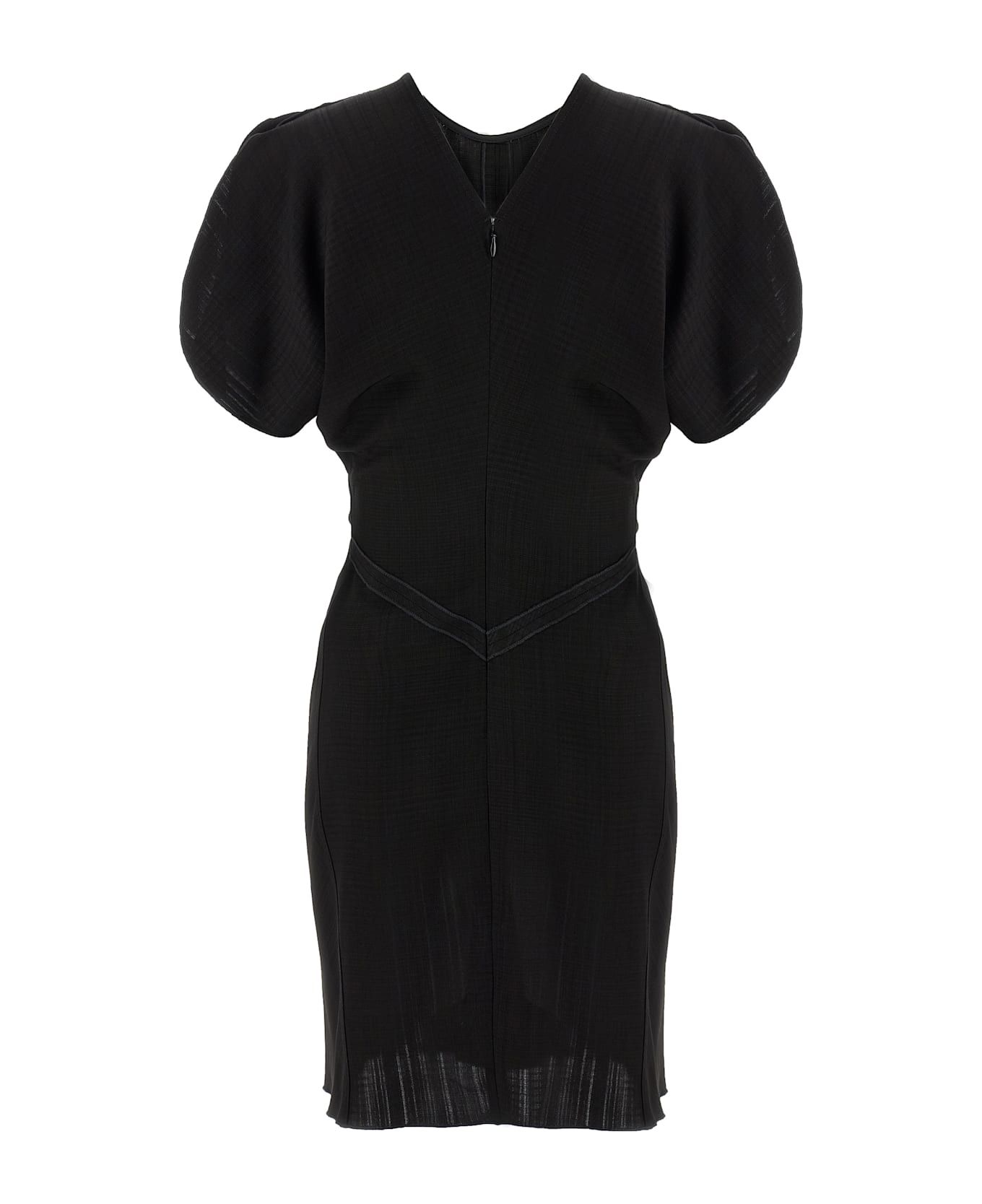 Victoria Beckham 
gathered Waist Mini
 Dress - Black  