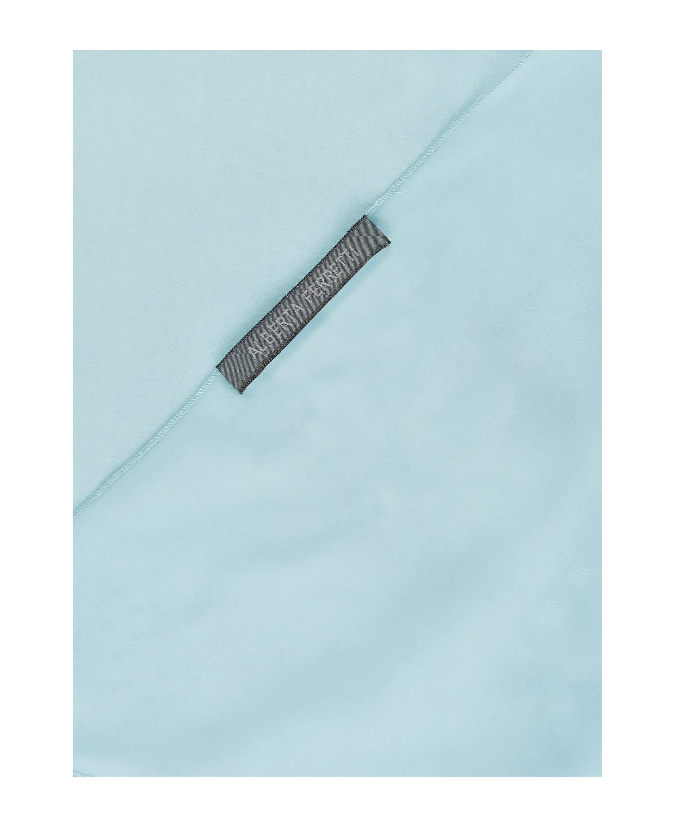 Alberta Ferretti Silk Scarf - Light Blue スカーフ＆ストール