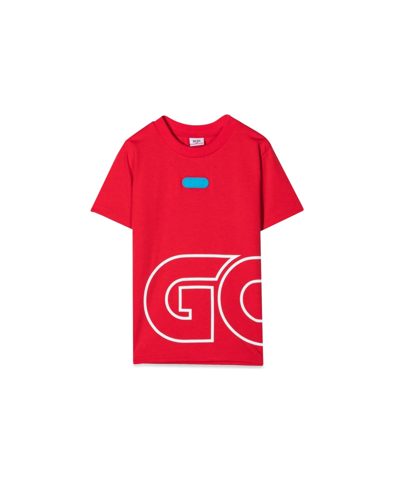 GCDS Jersey T-shirt Boy - RED