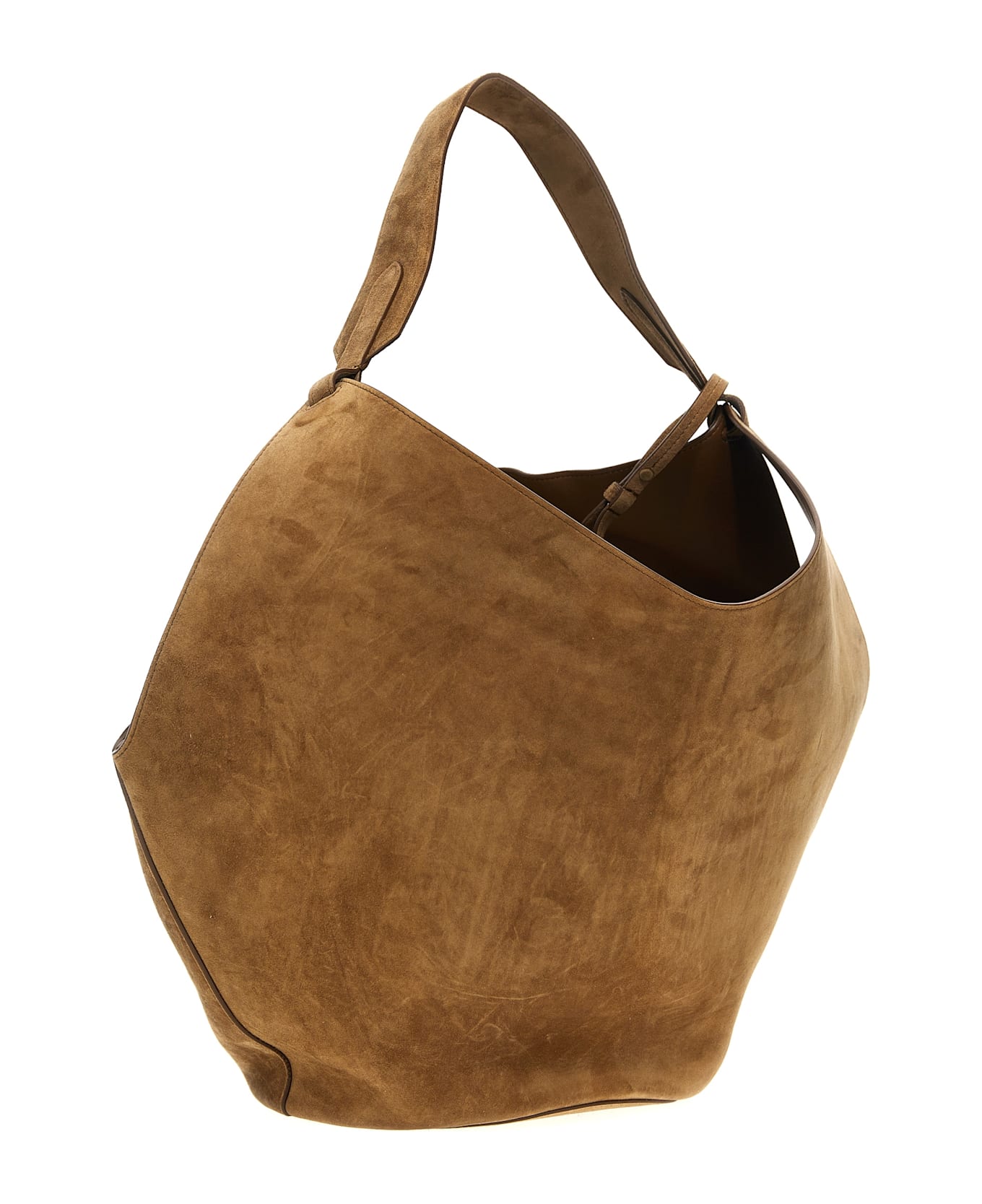 Khaite 'medium Lotus Tote' Shoulder Bag - Brown ショルダーバッグ