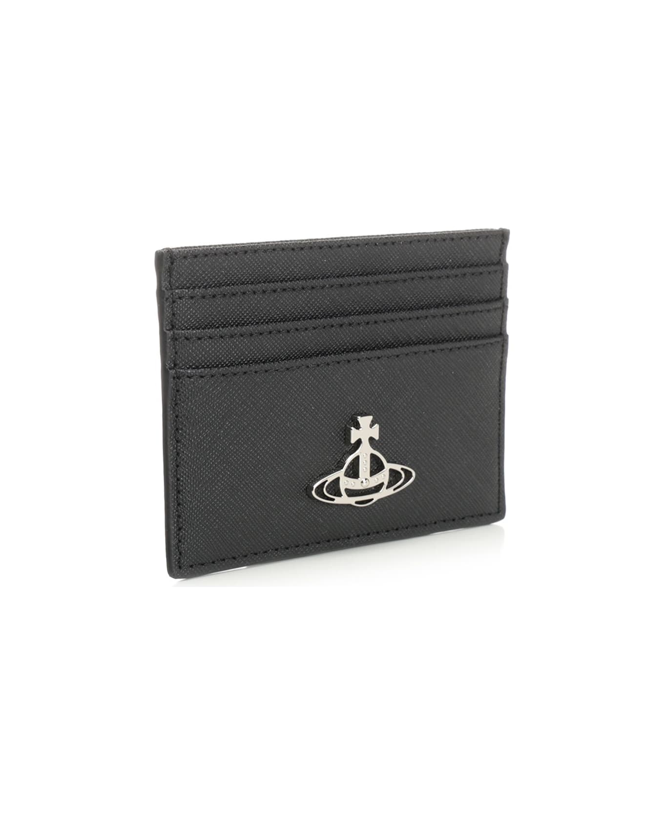 Vivienne Westwood 
flat
 Card Holder - BLACK