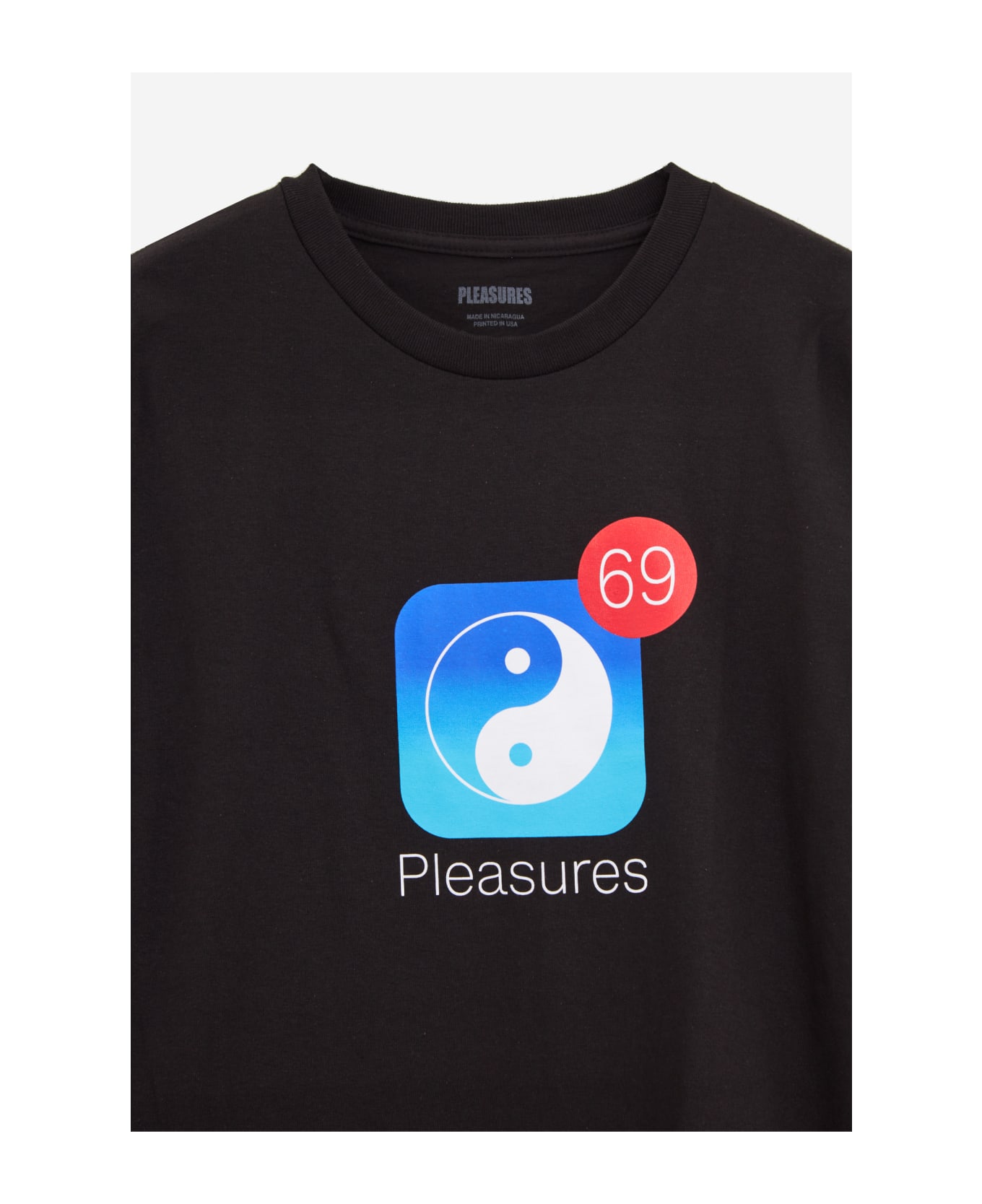 Pleasures Notify T-shirt - black