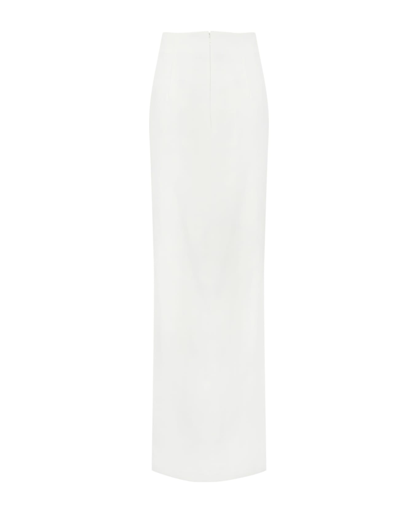 Elisabetta Franchi Crepe Skirt - Ivory
