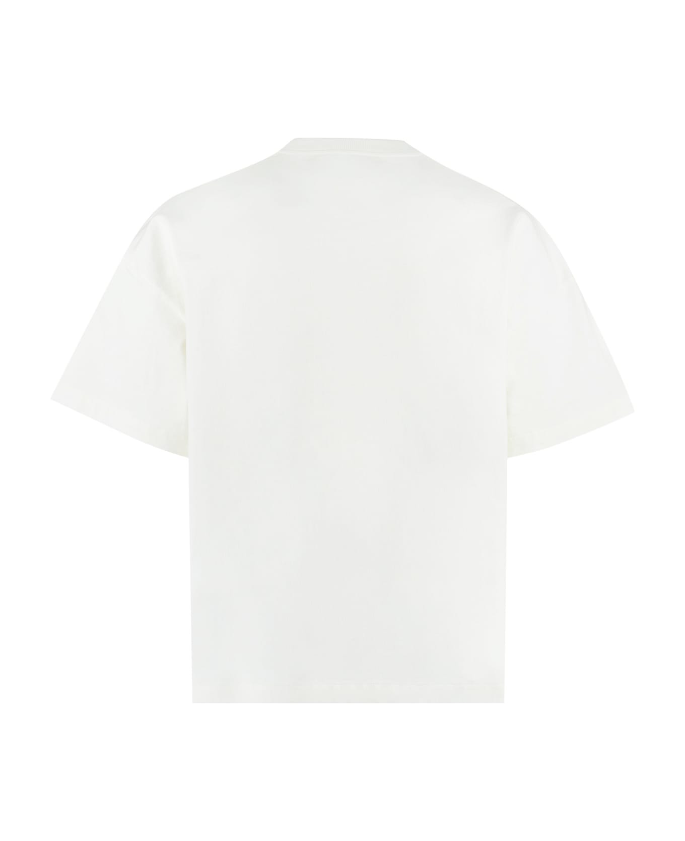 Jil Sander Logo Cotton T-shirt - Bianco