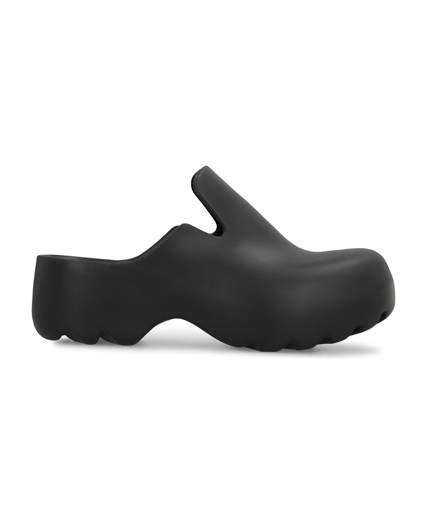 Bottega Veneta Rubber Slides - black