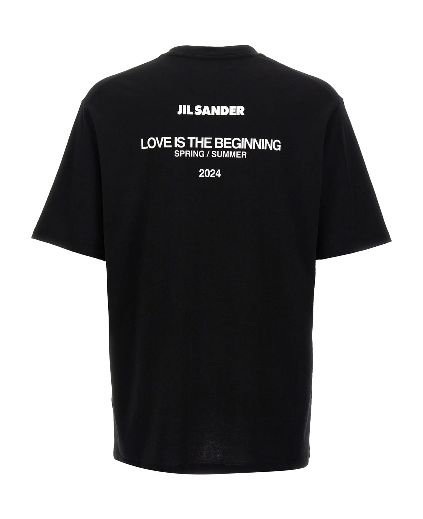 【JIL SANDER】'LOVE IS THE BEGINNING' Long Sleeve Coconut 1ef50aeaf073cba05965b5208843d0