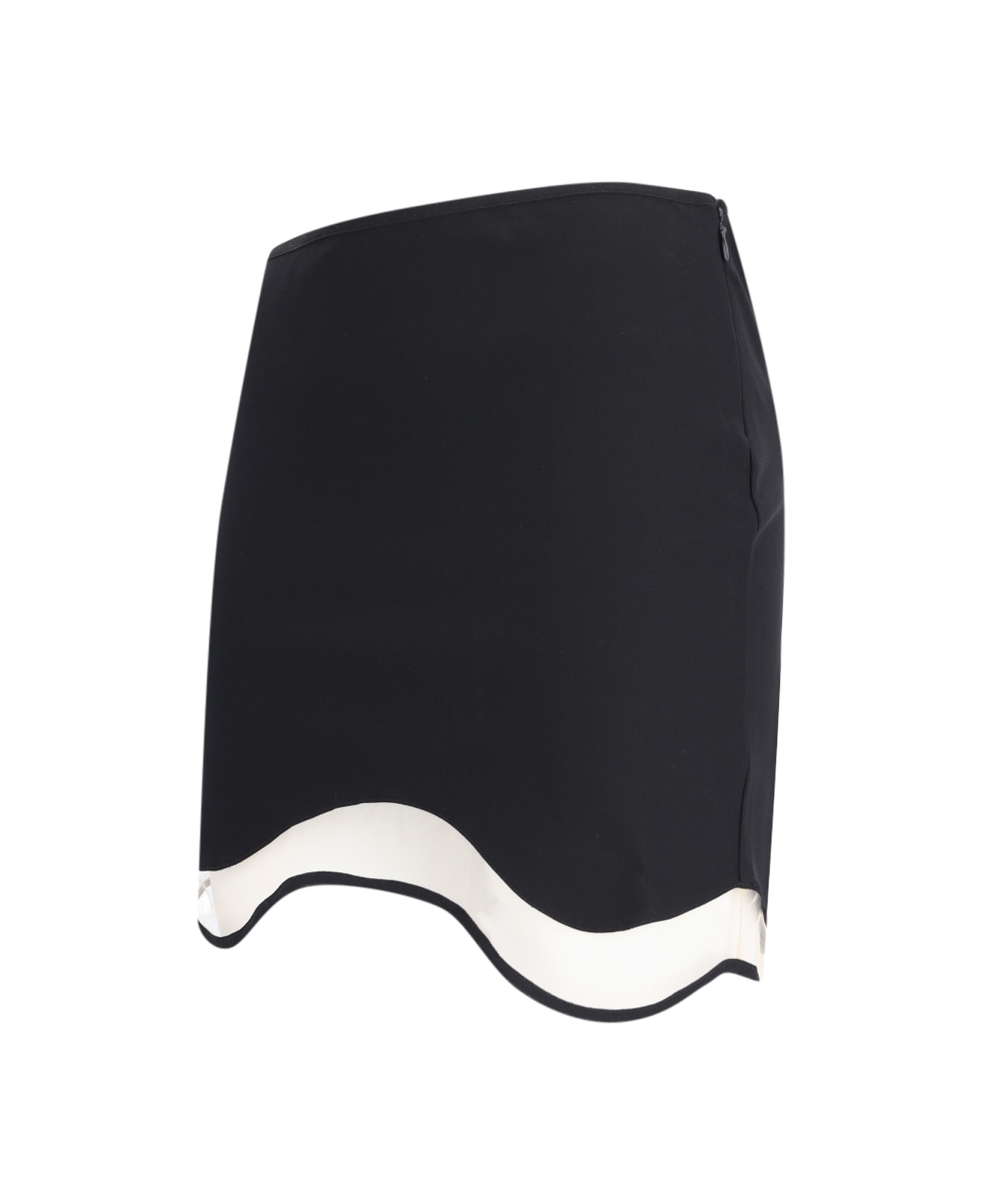 Nensi Dojaka Asymmetrical Skirt - Black  