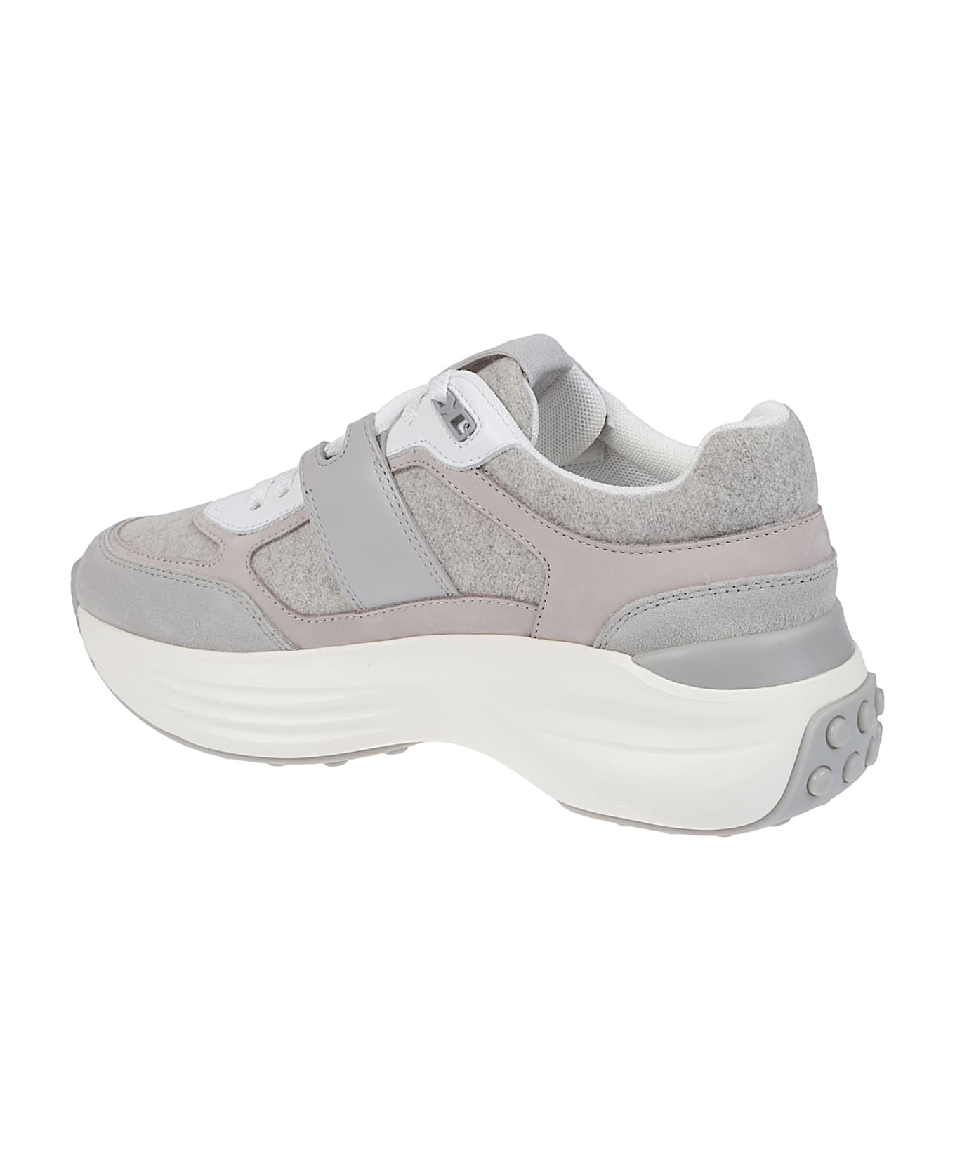 Tod's Sport 81l Sneakers - Grigio Medio/grigio Perla/bianco