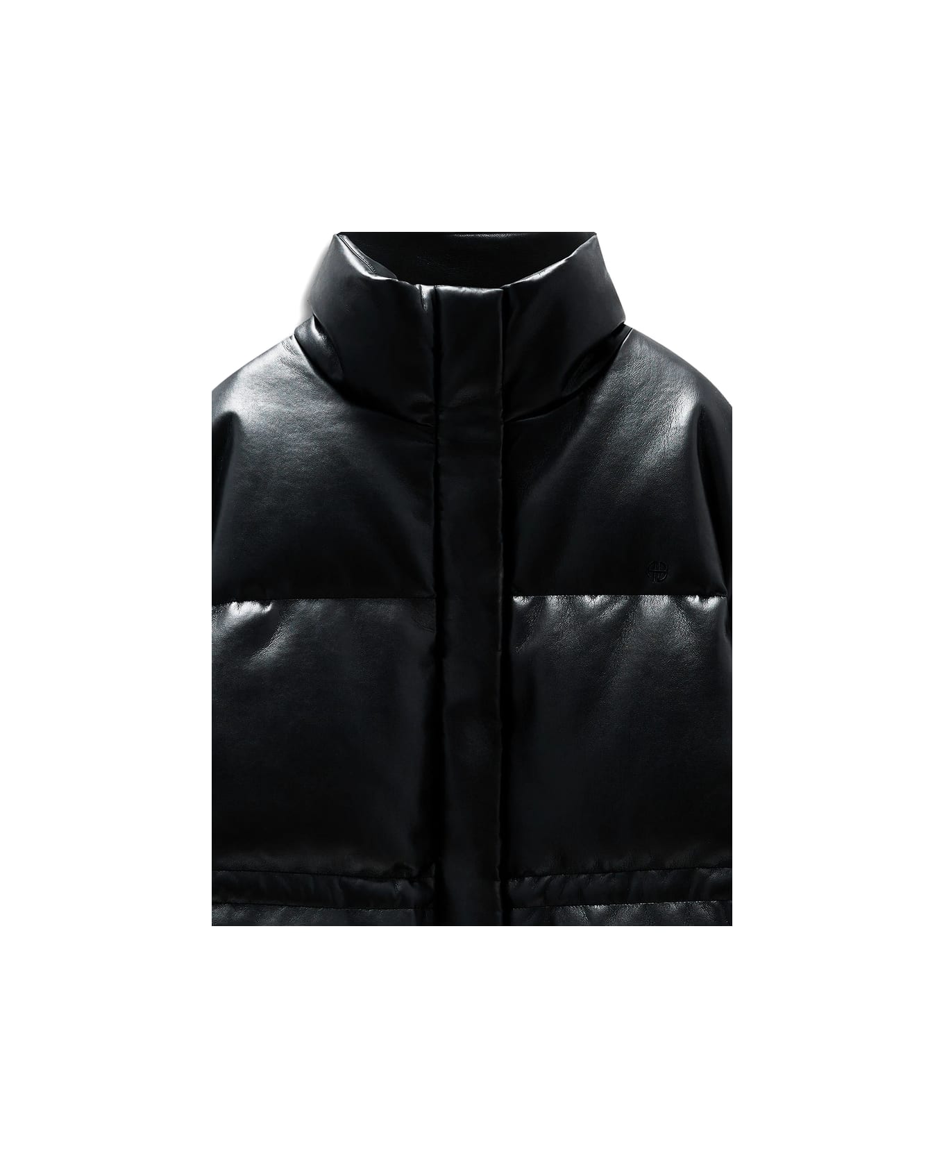 Anine Bing Leather Outerwear - BLACK