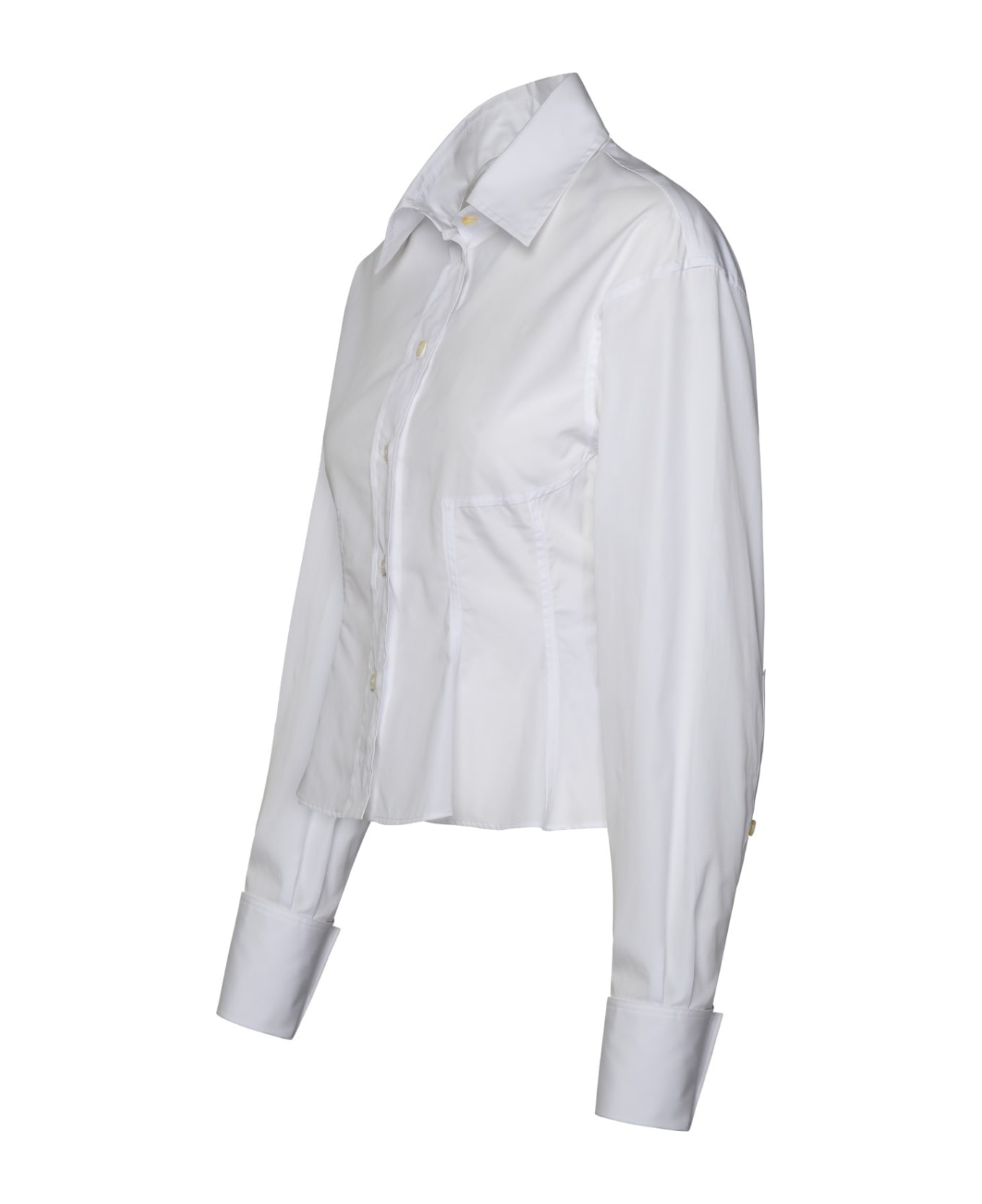 Stella McCartney Peplum Shirt - Pure White シャツ
