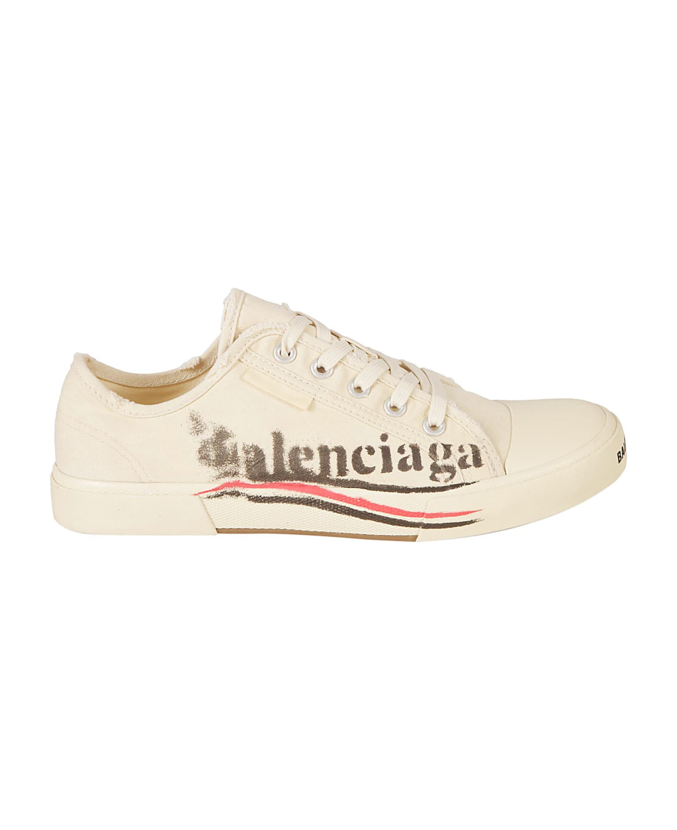 Balenciaga Paris Low Top Sneakers - White