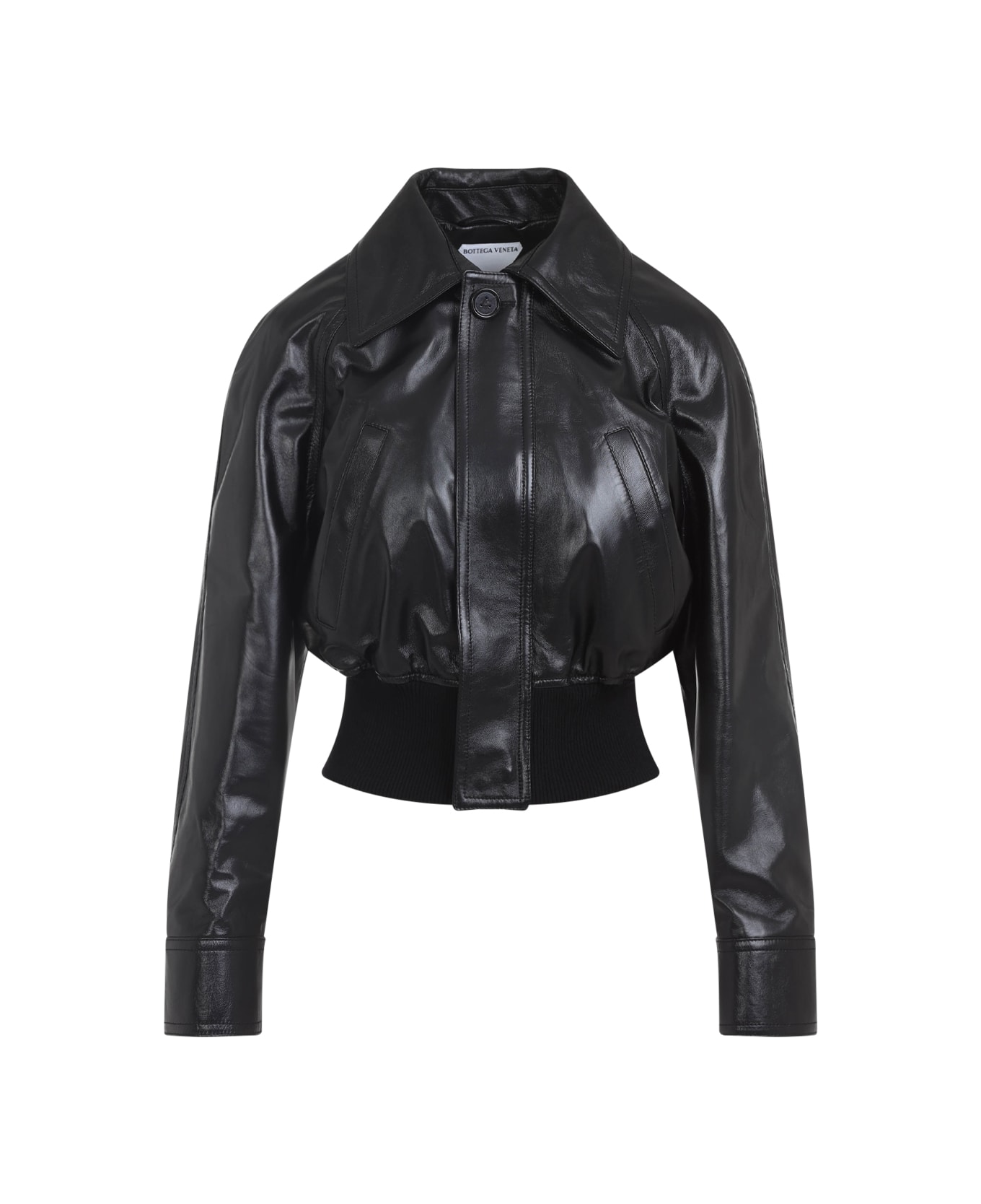 Bottega Veneta Short Bomber Jacket - Black