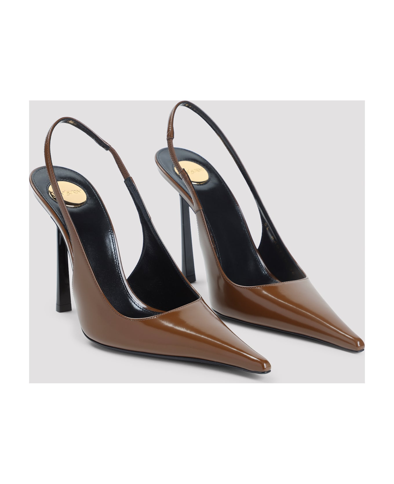 Saint Laurent Vendome Pumps - Soil Brown ハイヒール