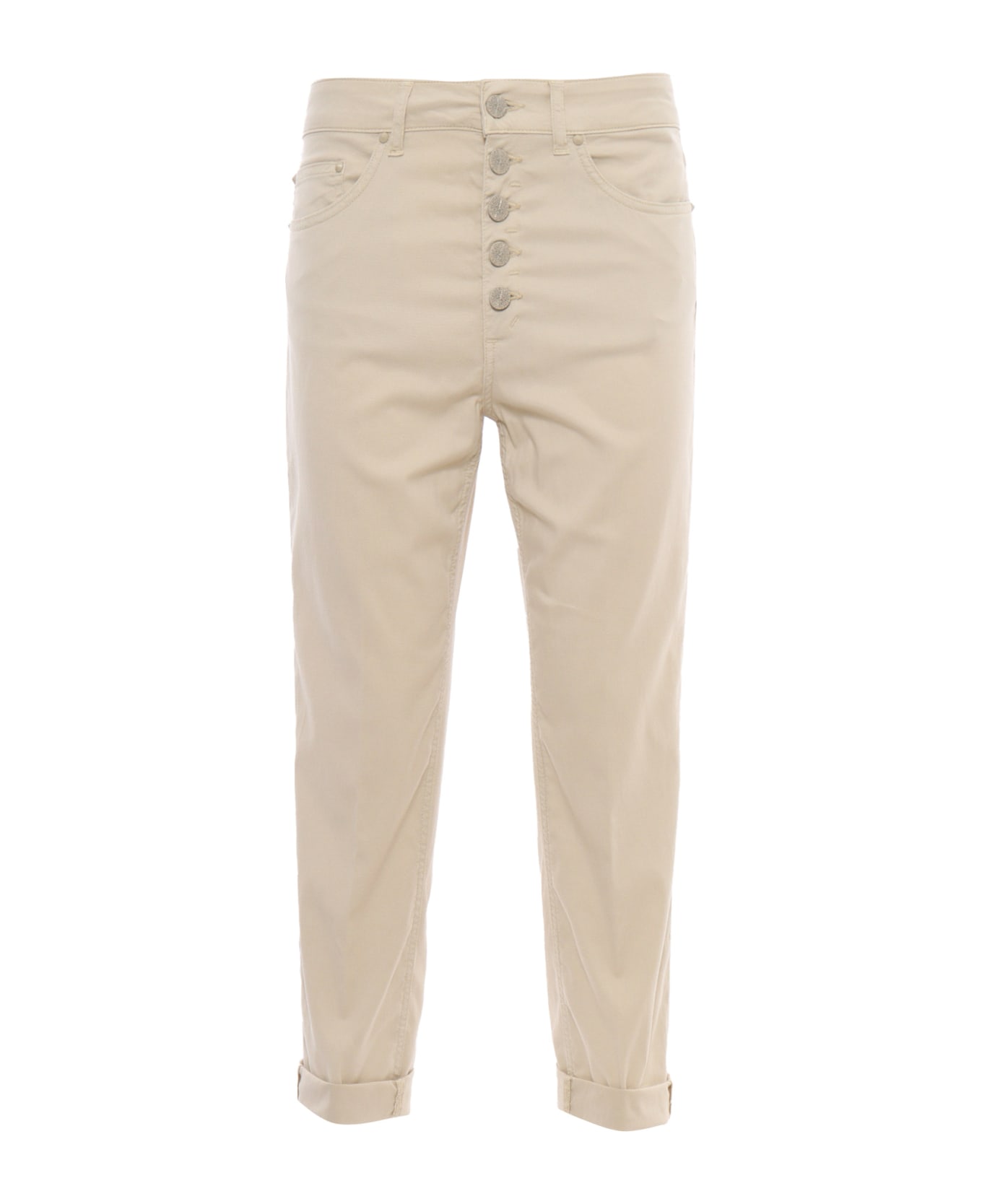 Dondup Beige High-waisted Jeans デニム