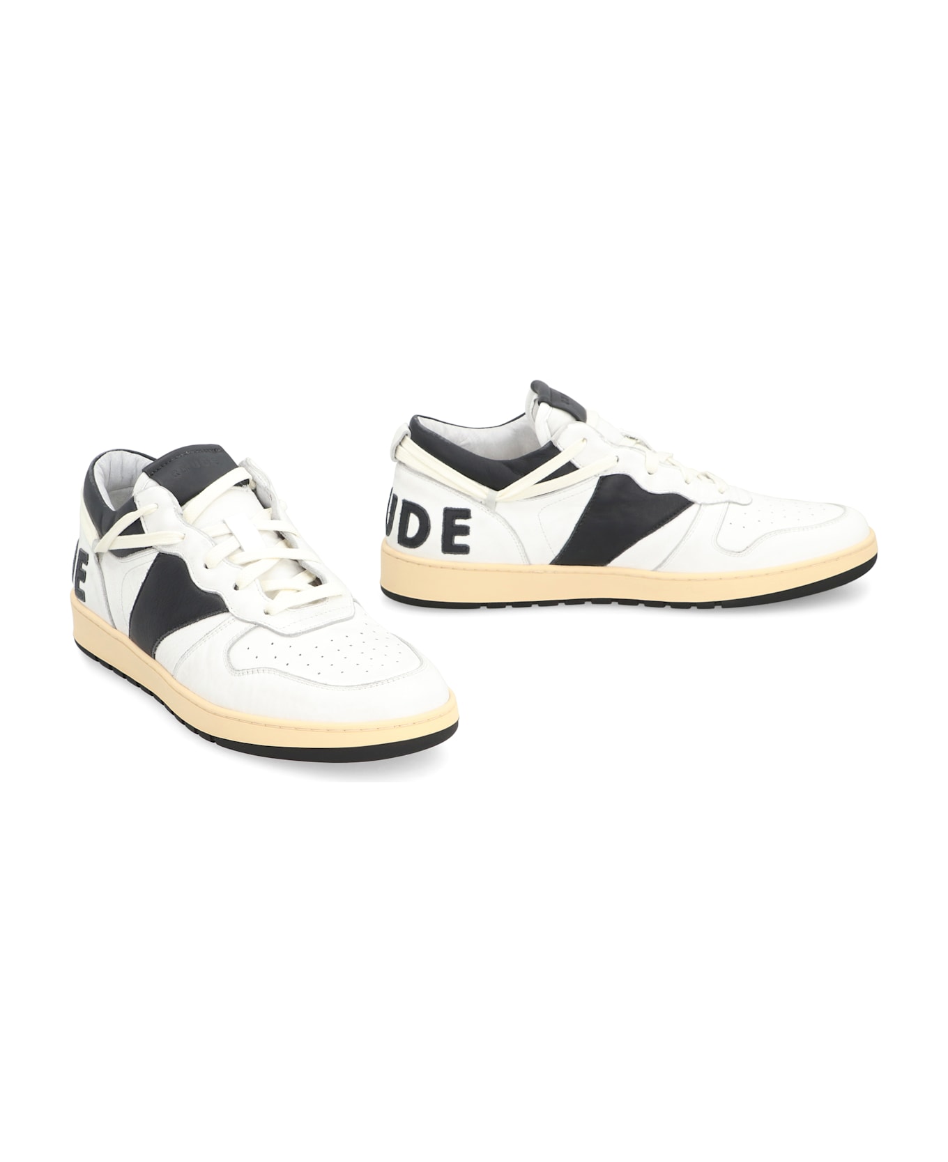 Rhude Rhecess Leather Low-top Sneakers - White