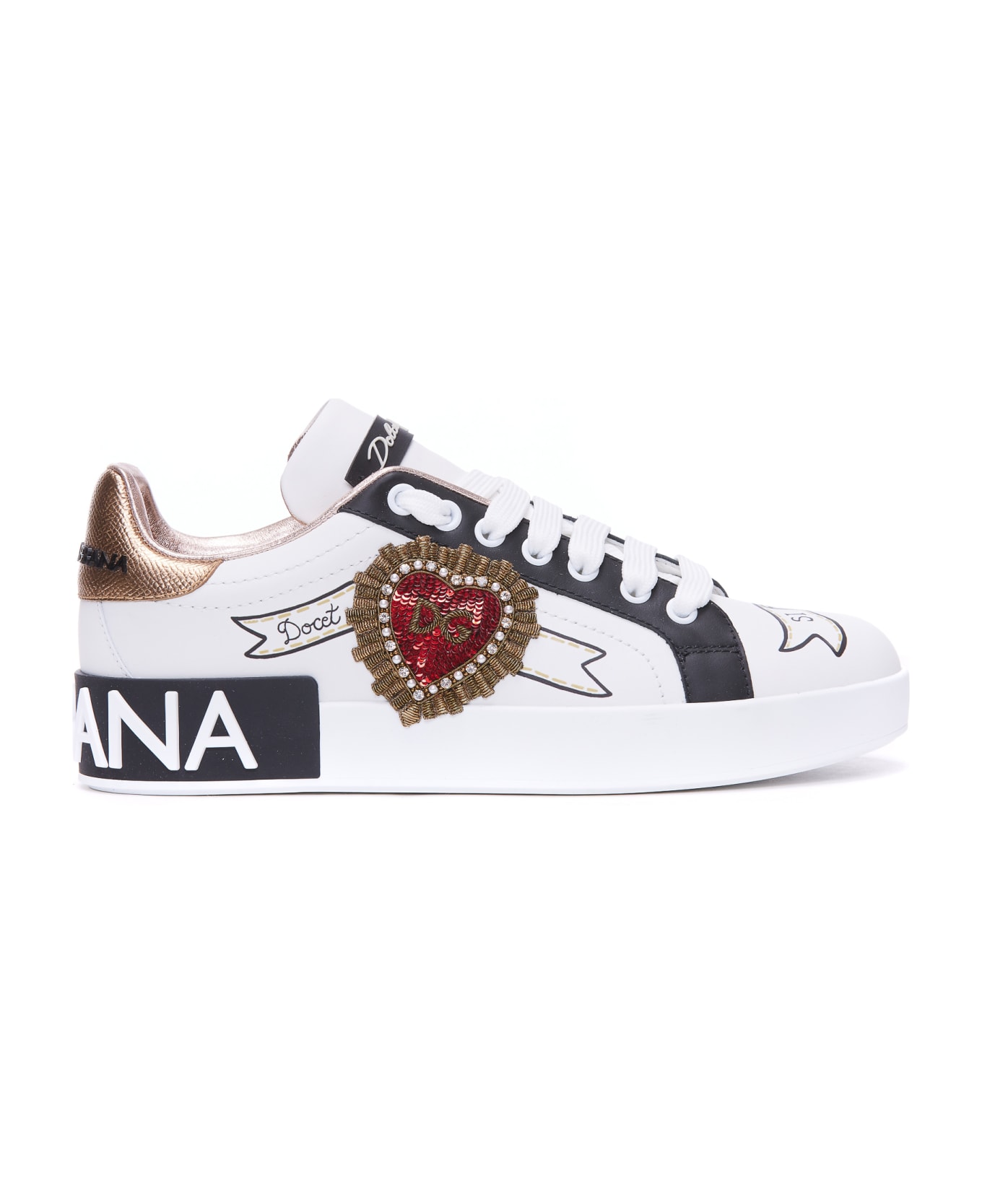 Dolce & Gabbana Portofino Sneakers - White
