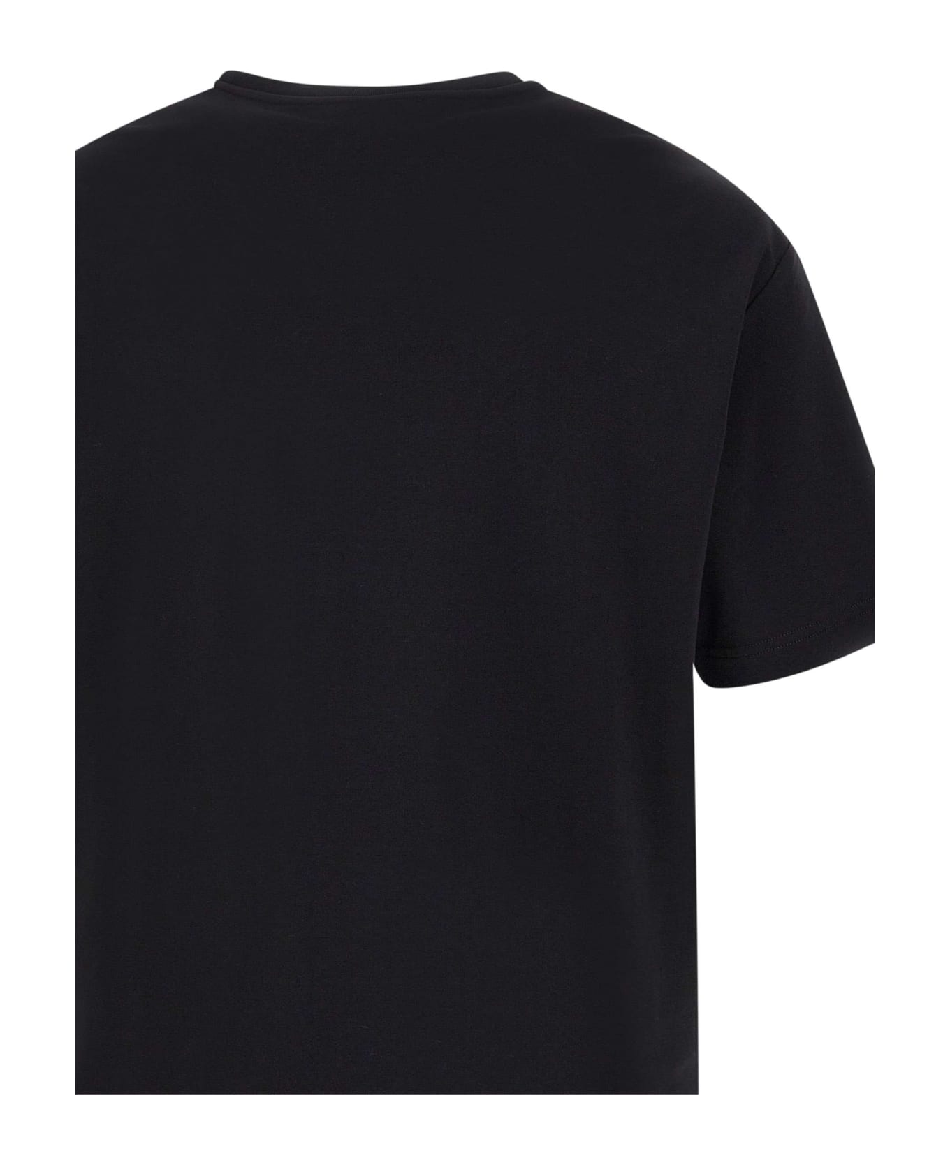 Iceberg Eco-sustainable Cotton T-shirt - BLACK