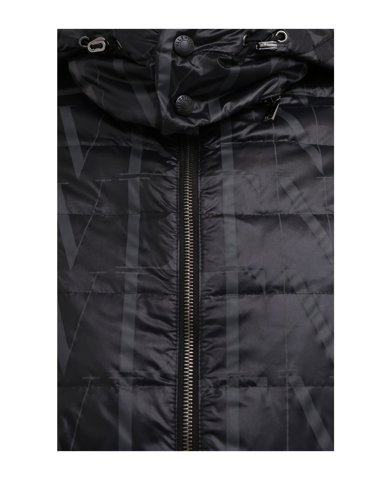 Valentino Padded Vest Jacket - Black