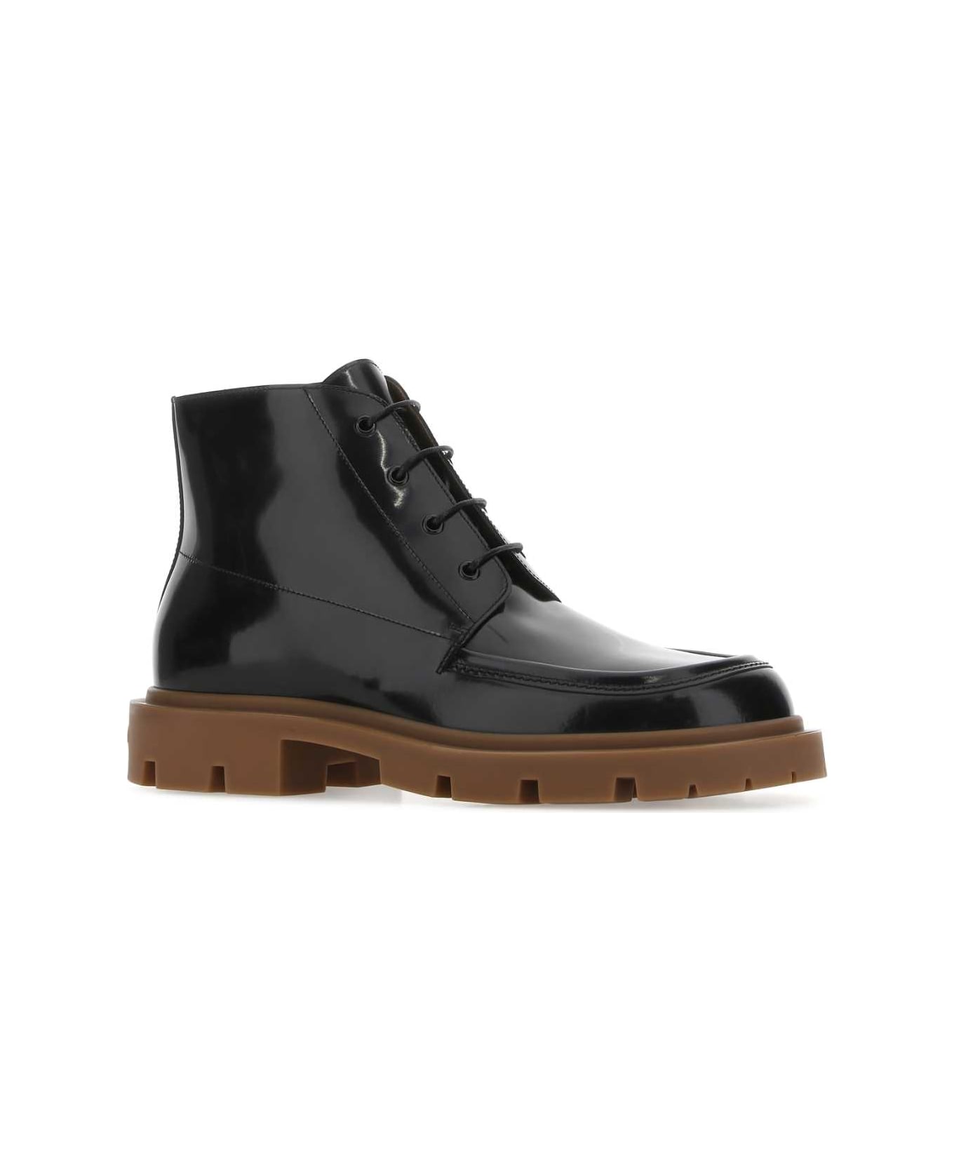 Maison Margiela Black Leather Ankle Boots - H9417