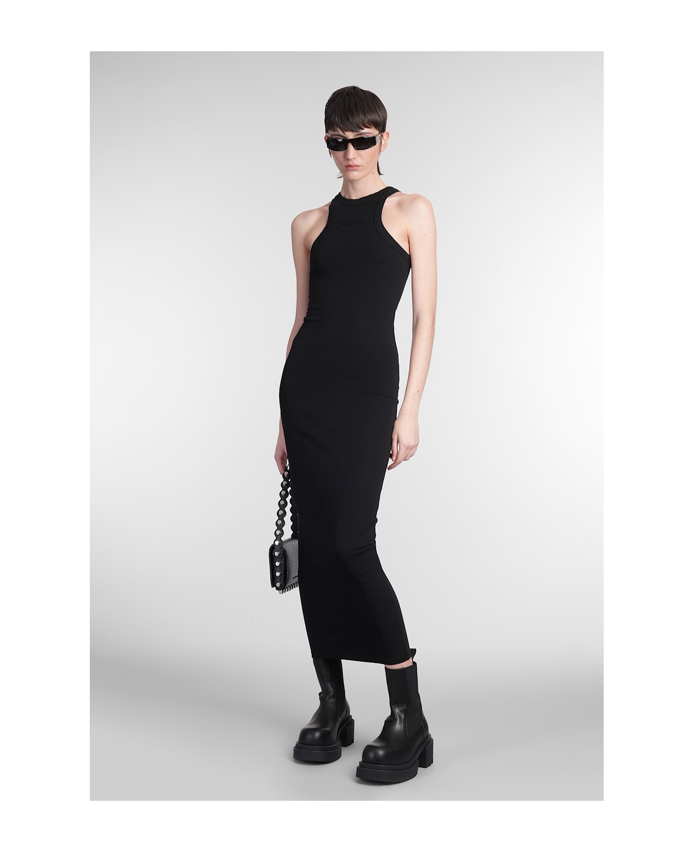 VETEMENTS Long Dress In Black Cotton - black