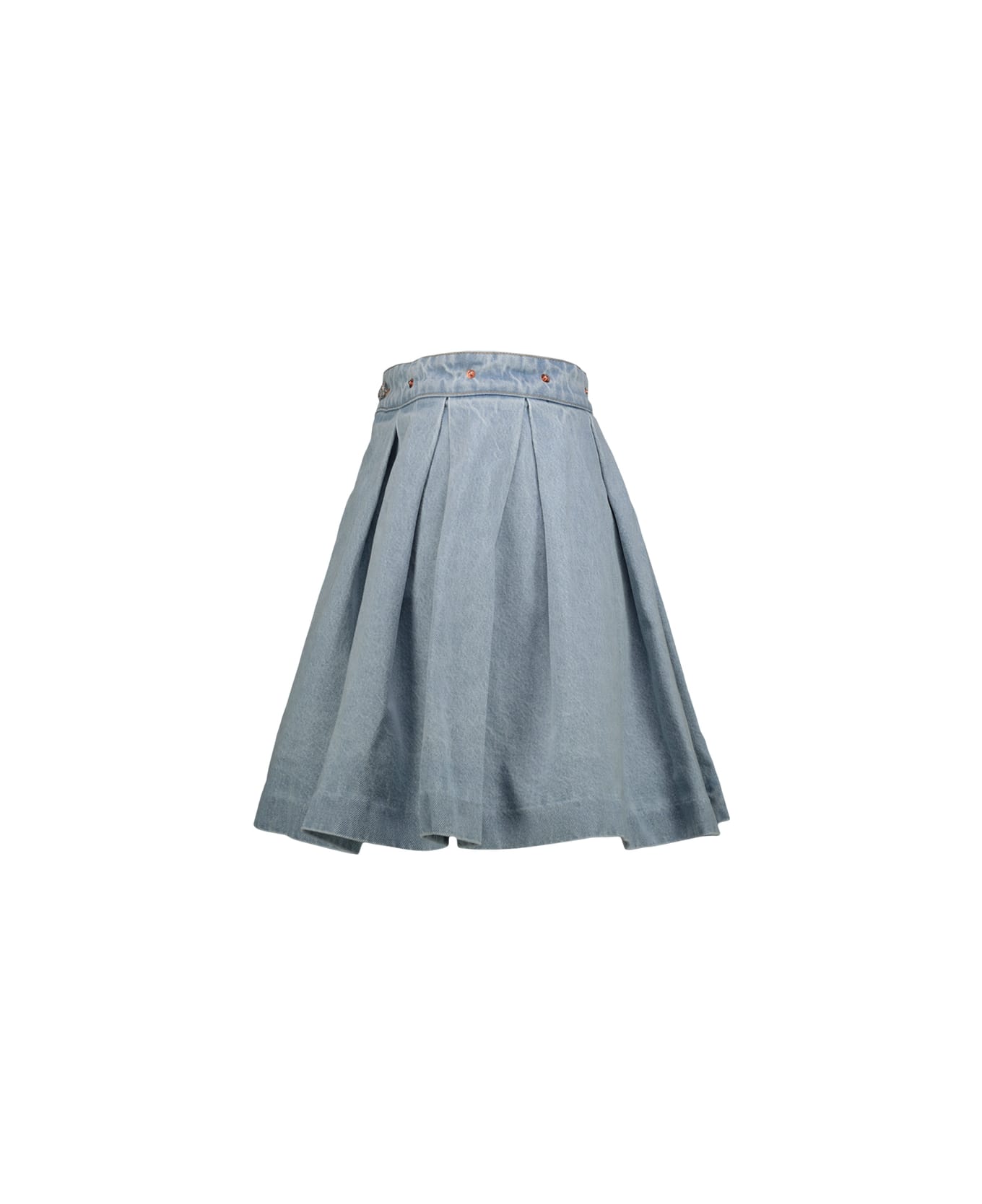 VETEMENTS Denim School Girl Skirt - Blue スカート