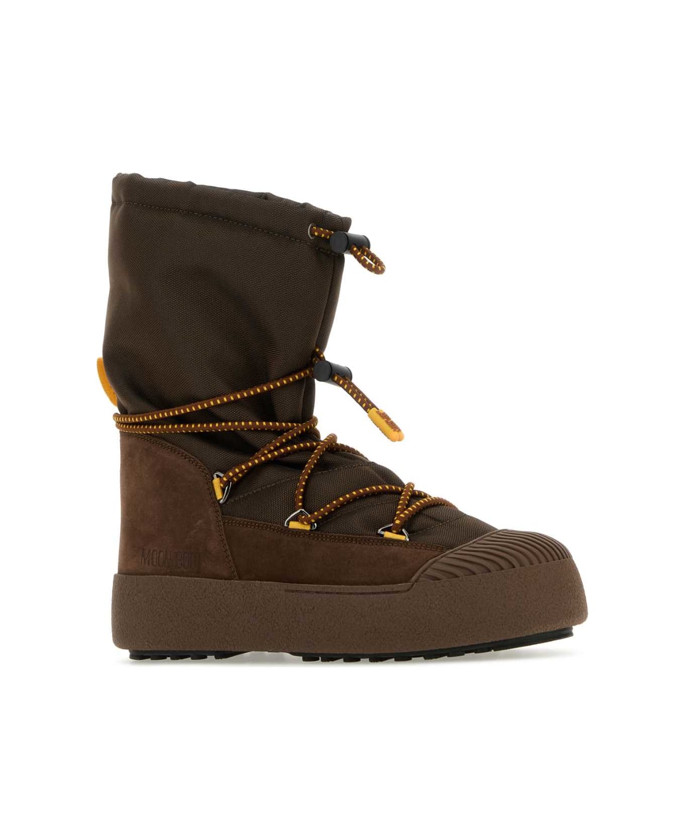 Moon Boot Brown Mtrack Polor Cordy Boots - BROWN