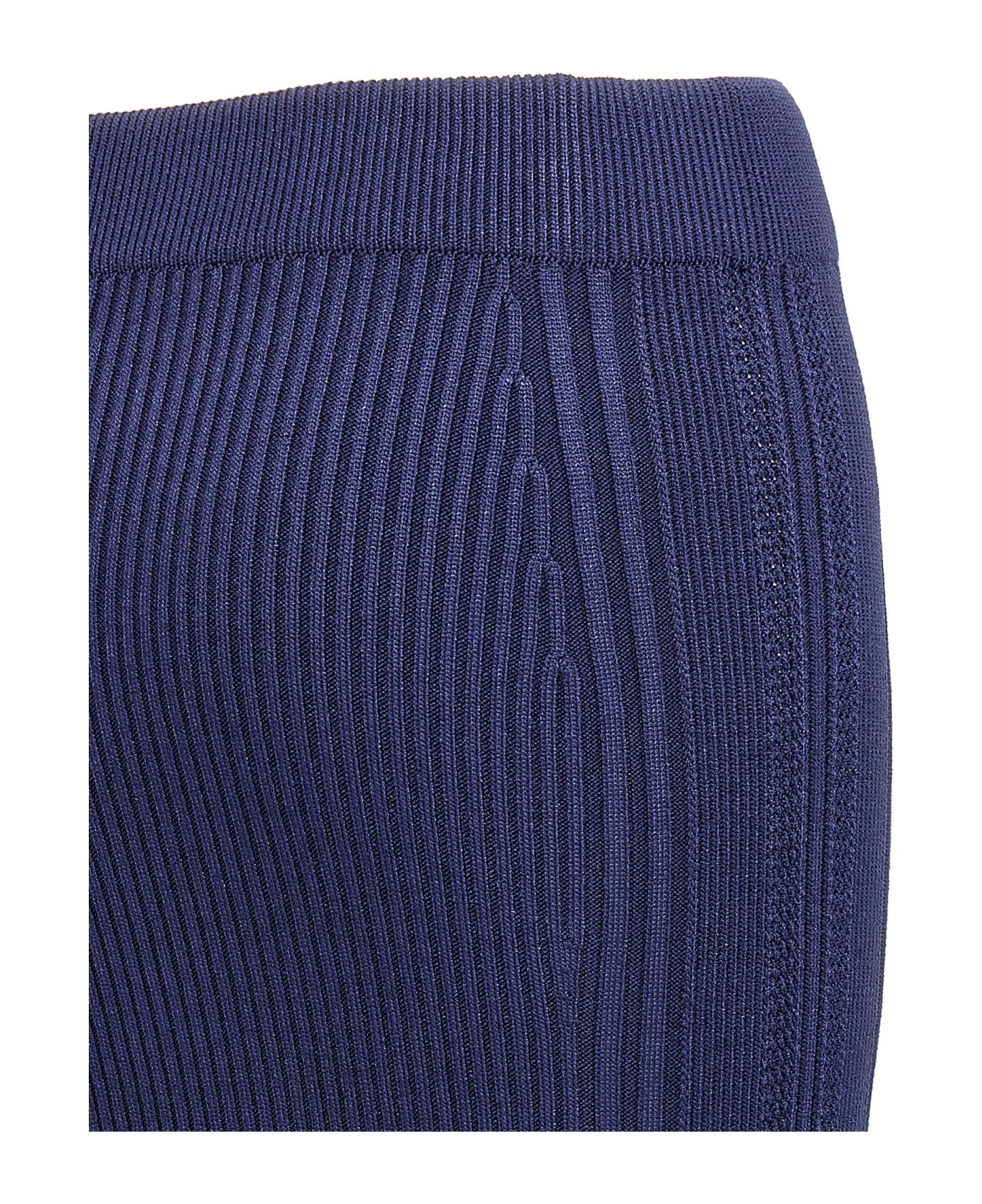 Balmain Knitted Skirt - Blue