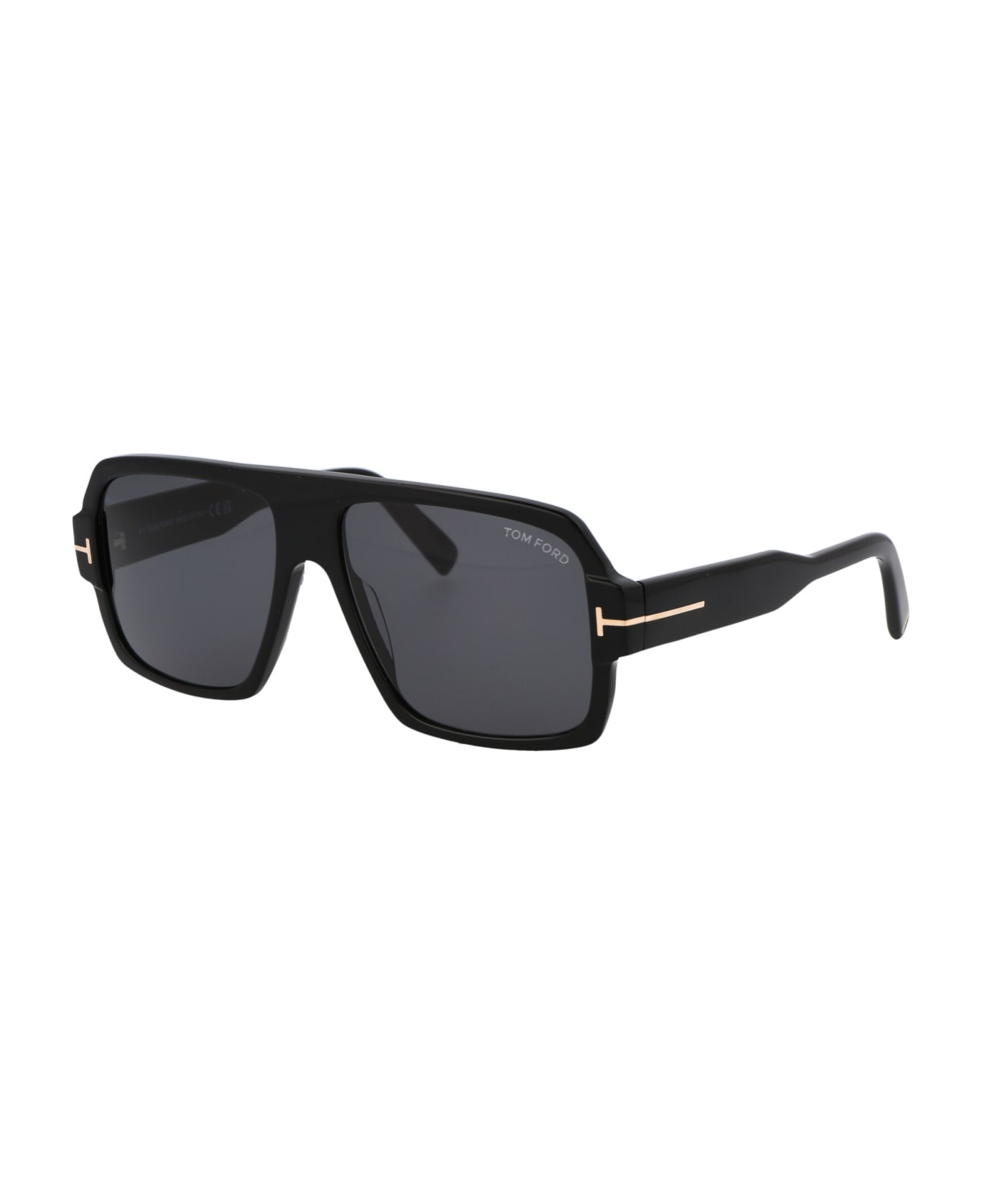 Tom Ford Eyewear Camden Sunglasses - 01A Nero Lucido / Fumo