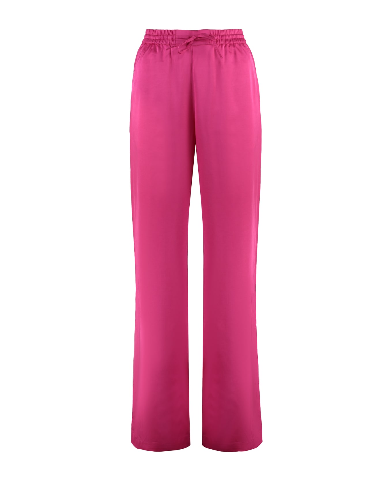 Yves Salomon Viscose Trousers - Fuchsia