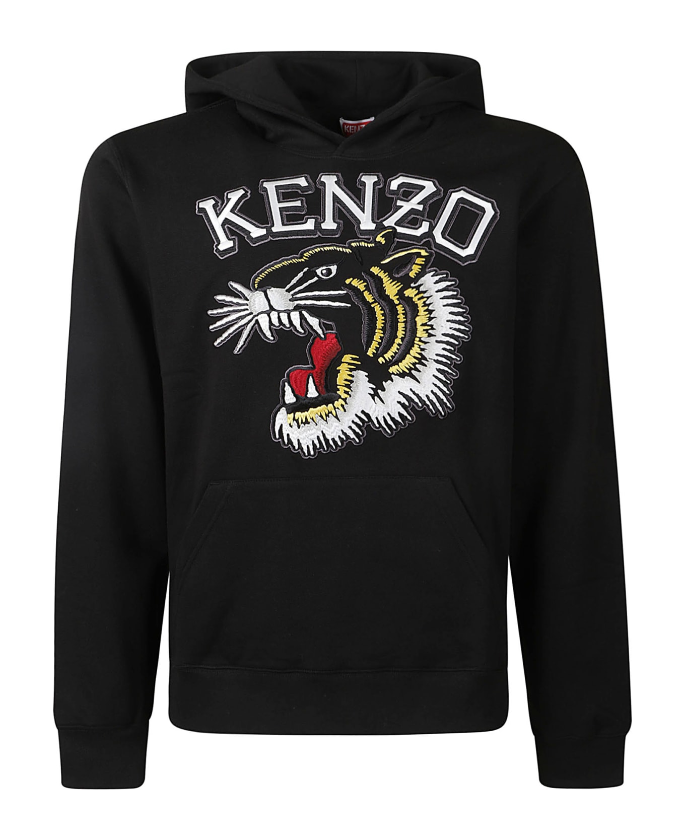 Kenzo Tiger Varsity Slim Hoodie - Black フリース