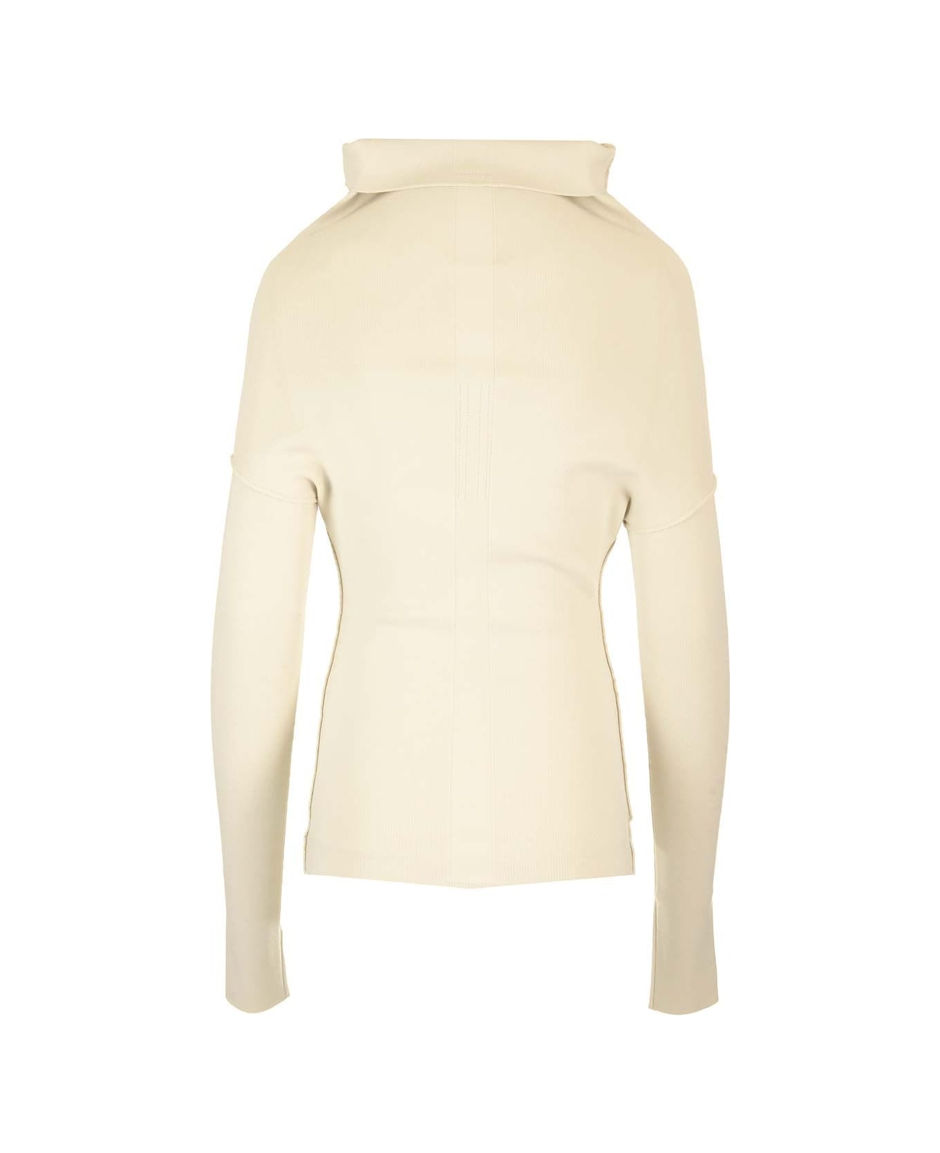 Rick Owens Donut Neck Sweater - Ivory